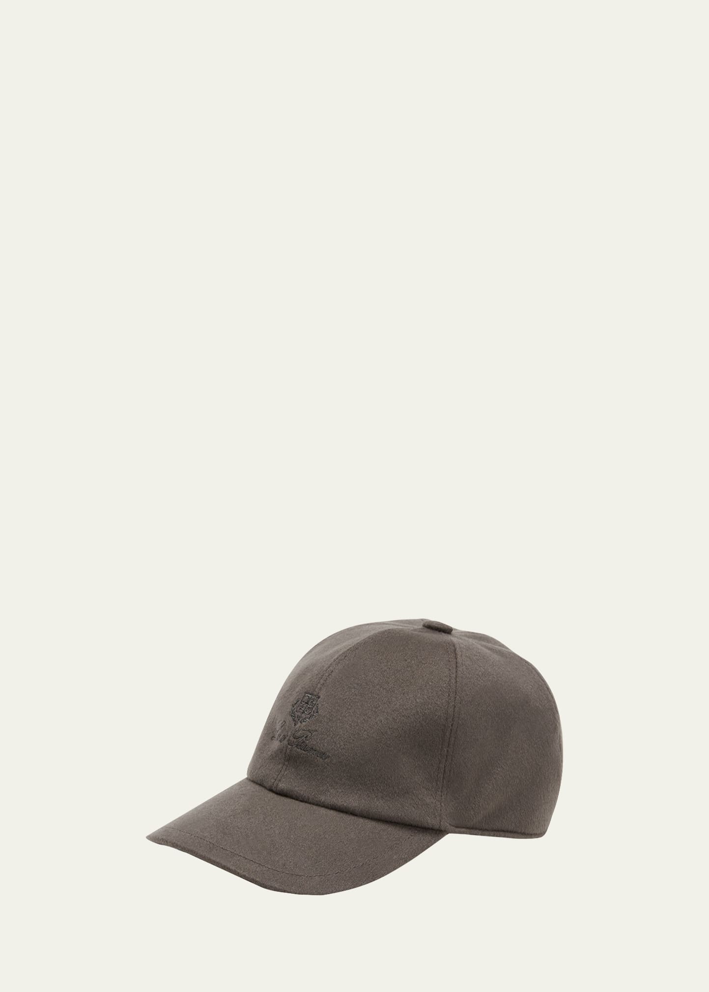 Loro Piana Logo-embroidered Storm System® Cashmere Baseball Cap In Green