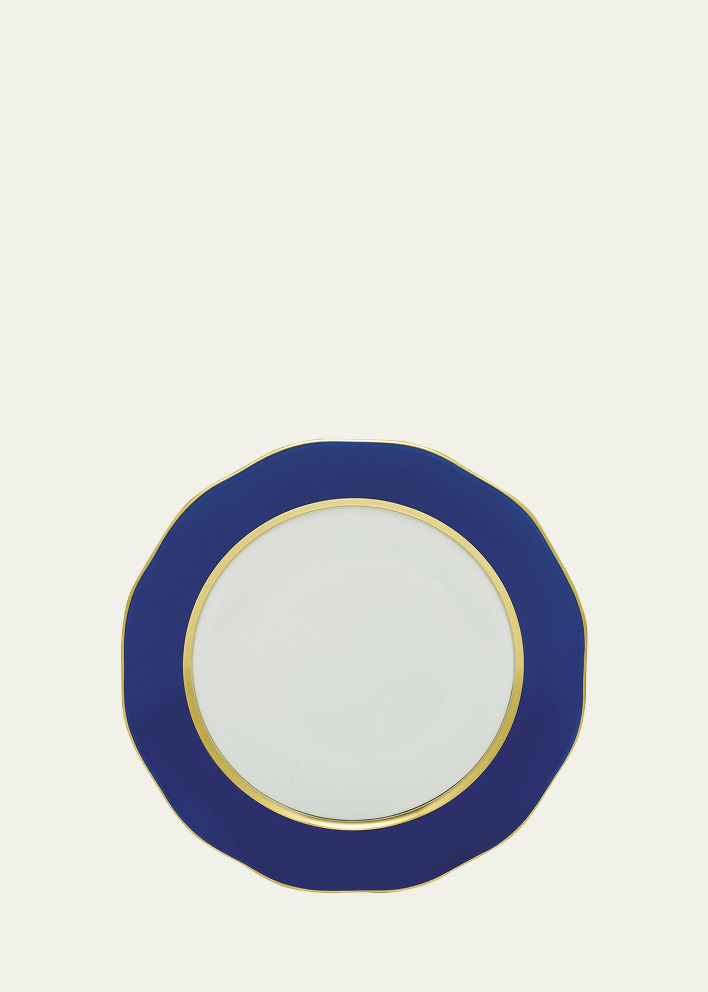 Herend Silk Ribbon Charger, Cobalt