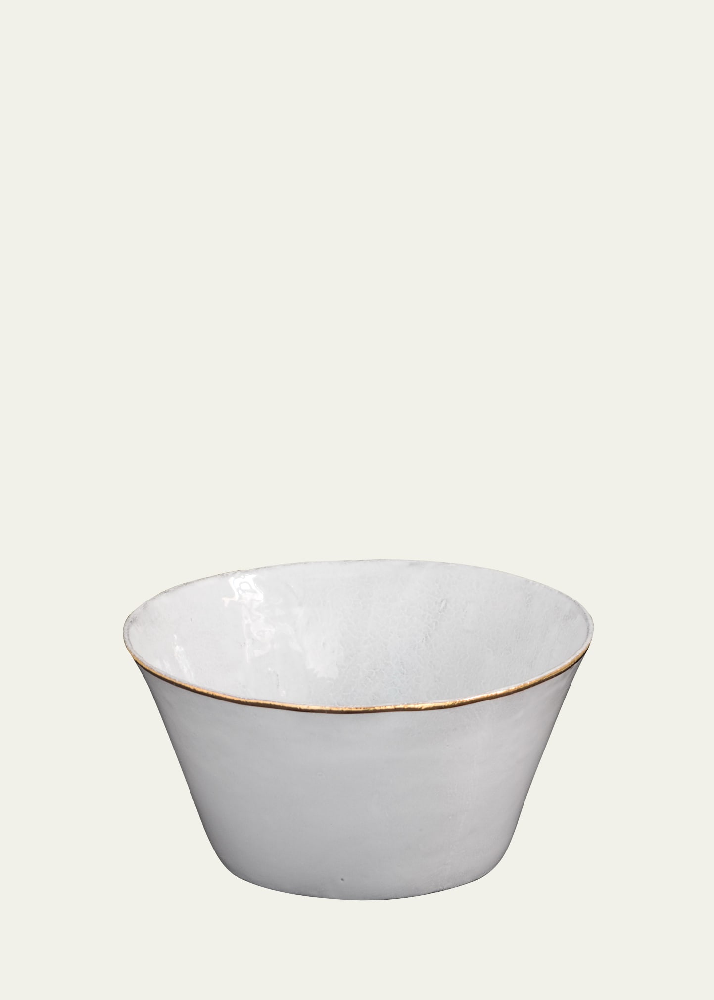 Astier De Vilatte Large Salad Bowl In White