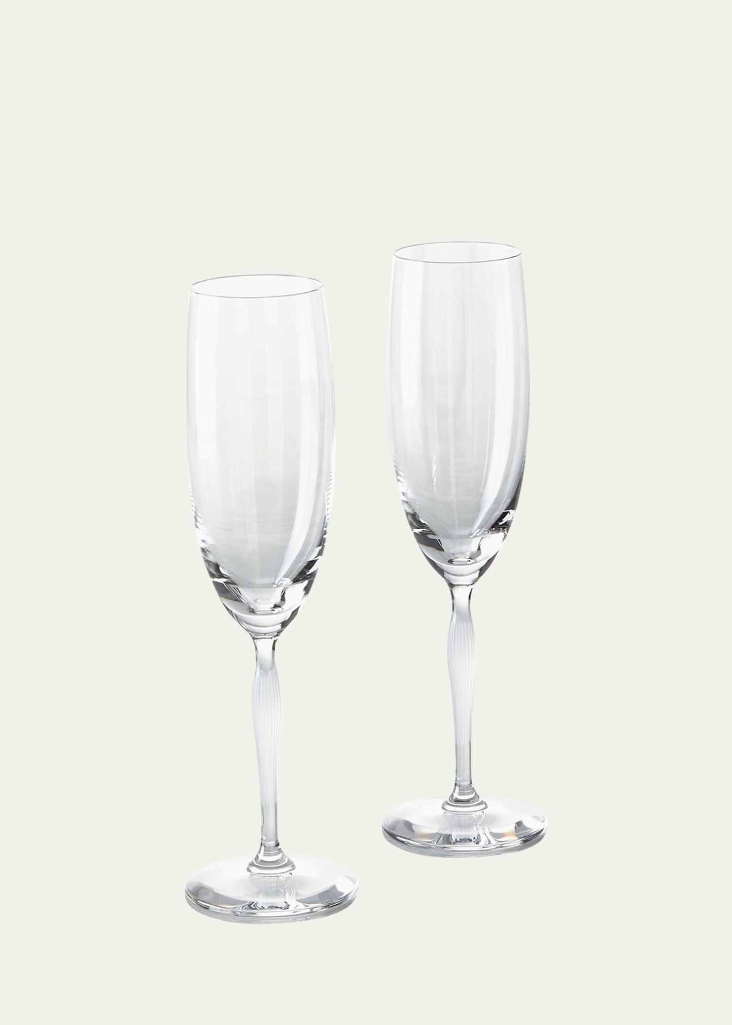 Lalique 100 Points Champagne Flutes, Set of 2
