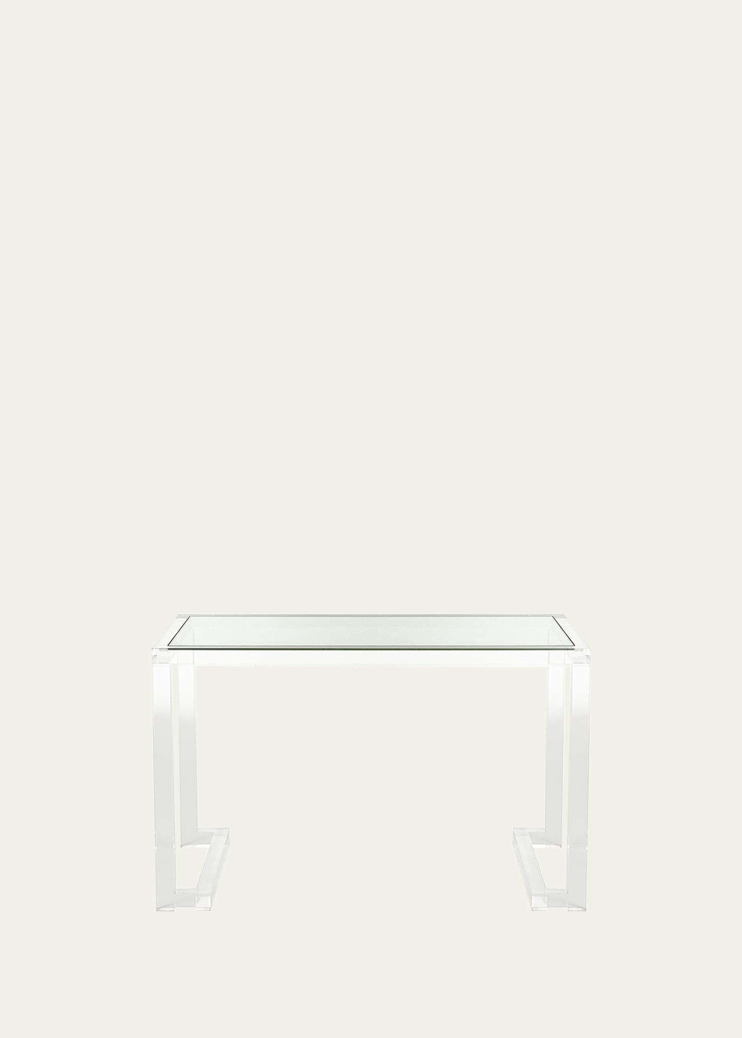 Interlude Home Ava Acrylic Writing Desk In Clear