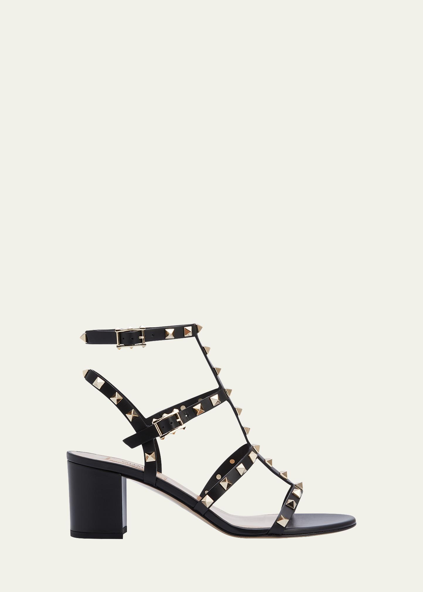 Rockstud Leather 60mm City Sandals