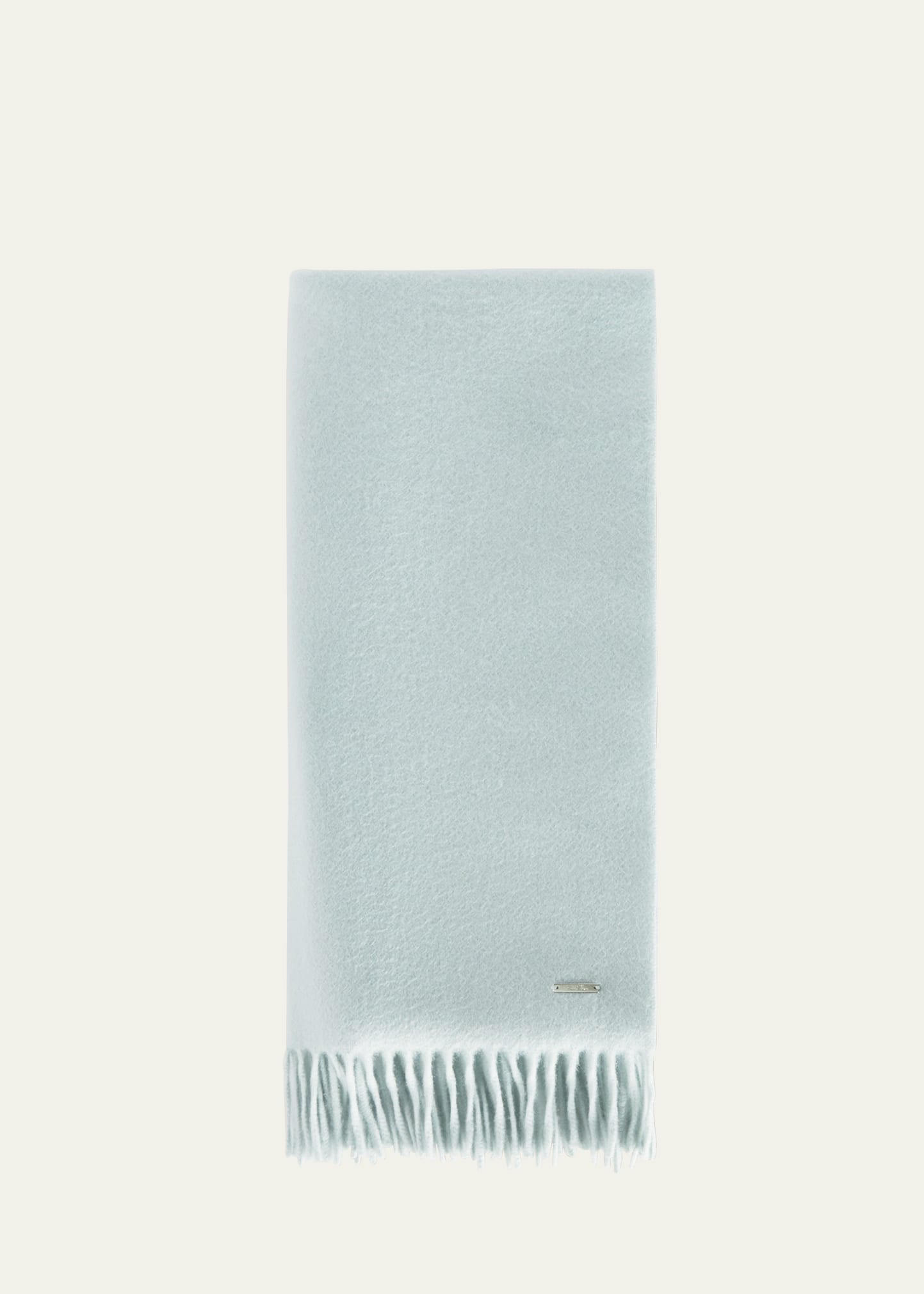 Loro Piana Cashmere Sciarpa Grande Fringe-trim Scarf In 60ew Light