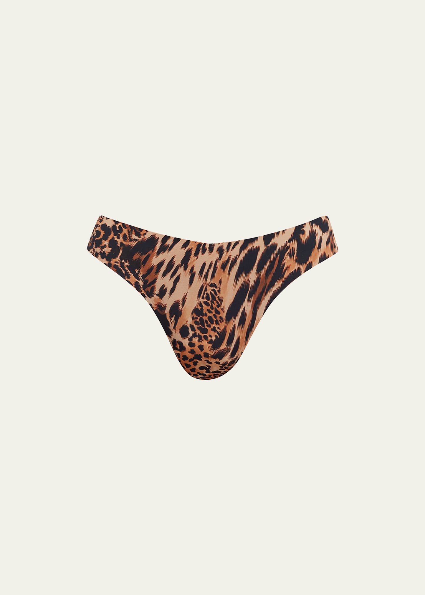 Commando Seamless Printed Thong In Blue Butterfly