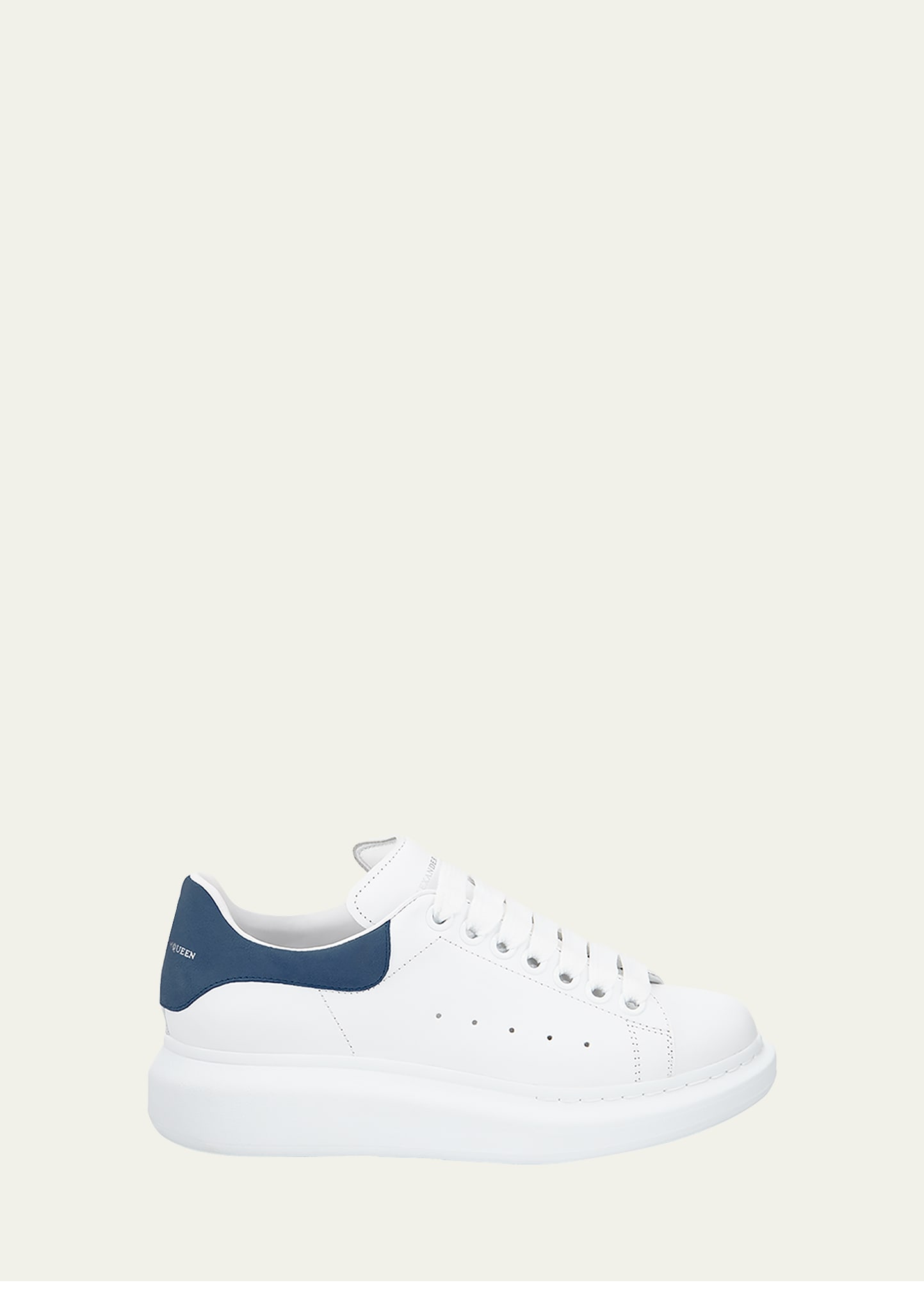 Shop Alexander Mcqueen Oversized Sneakers In White/paris Blue