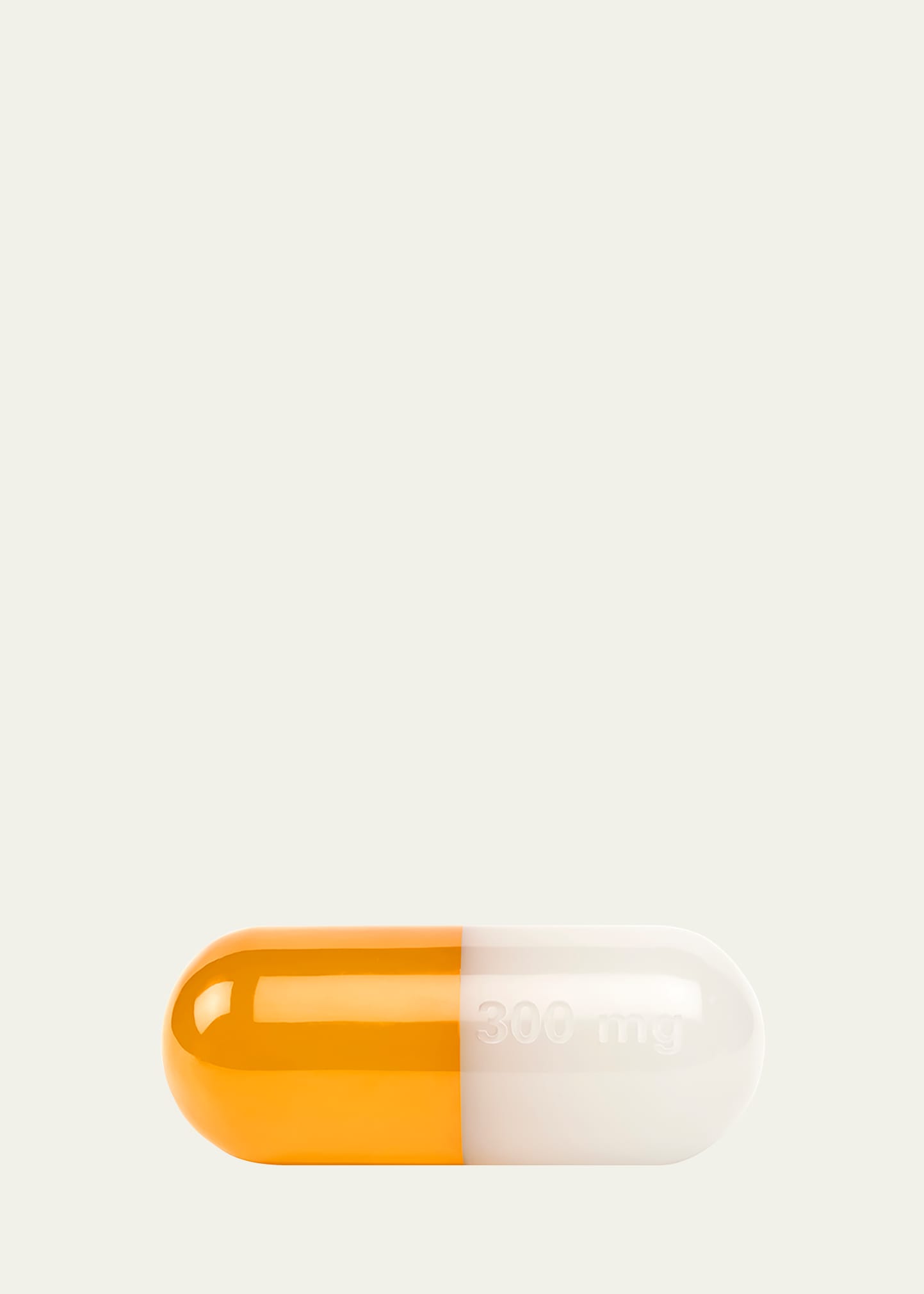 Medium Orange Acrylic Pill