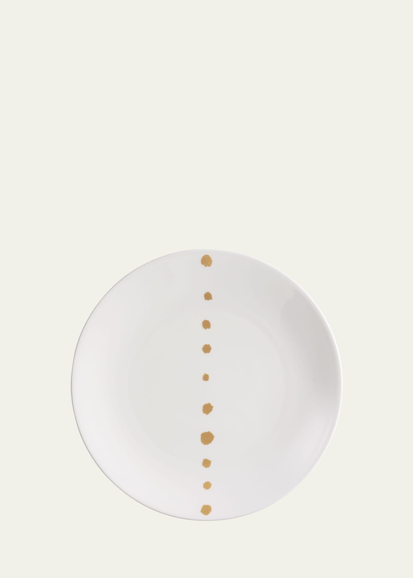 Golden Pearls Dessert Plate
