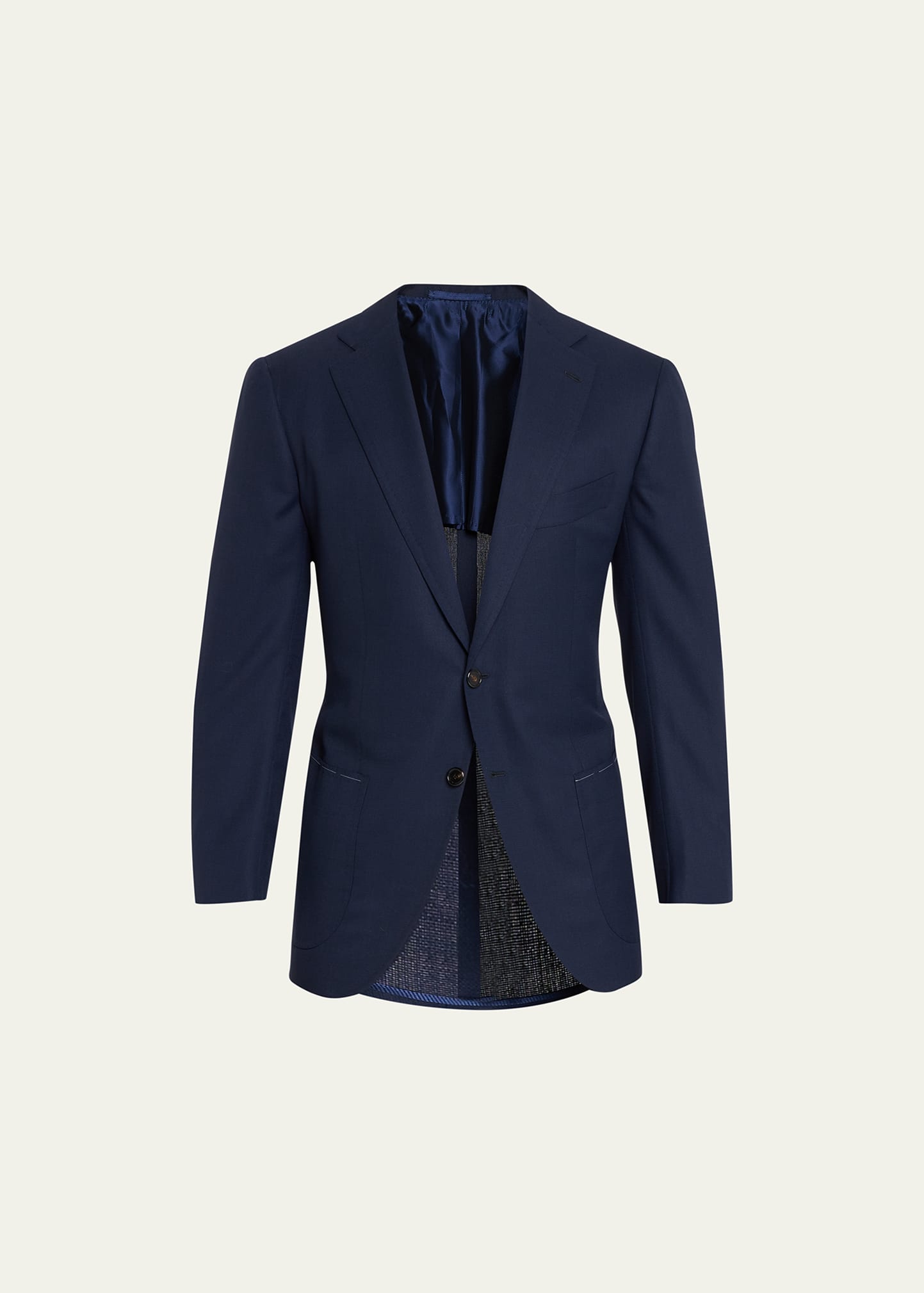 Cesare Attolini Men's Micro Hopsack Sport Coat In Navy