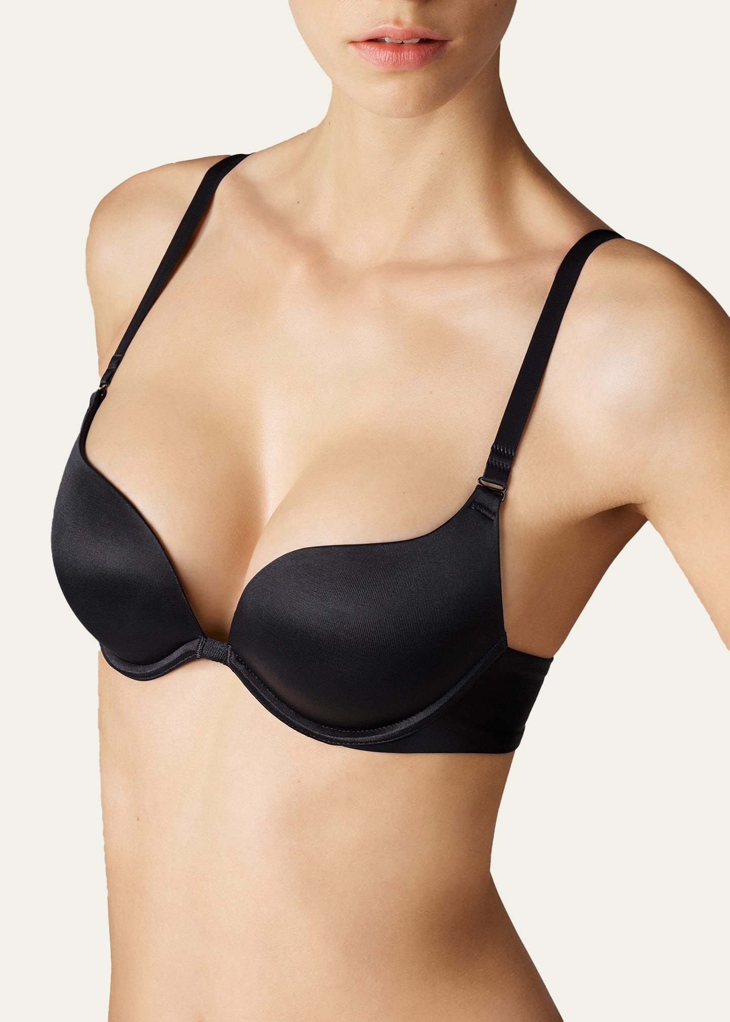 Wolford Sheer Touch Underwired Bra In Black
