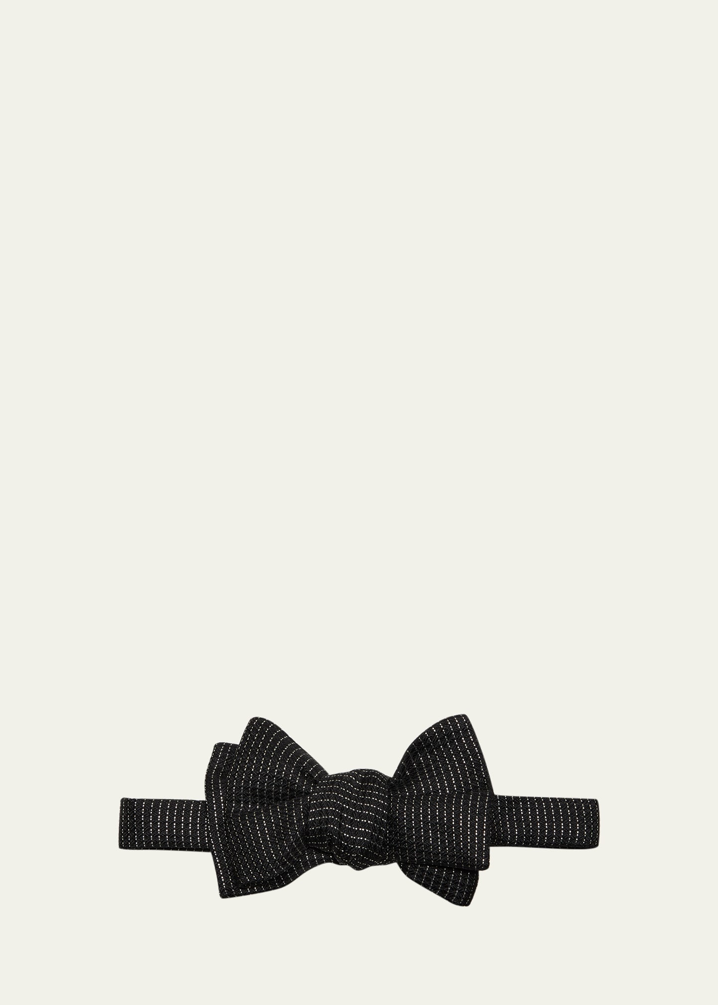 Charvet Men's Silk Bow Tie In Black