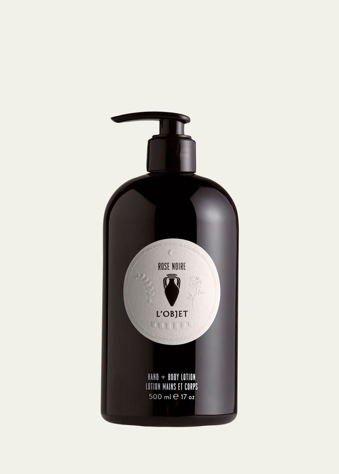 Rose Noire Hand + Body Lotion, 17oz. / 500 ml