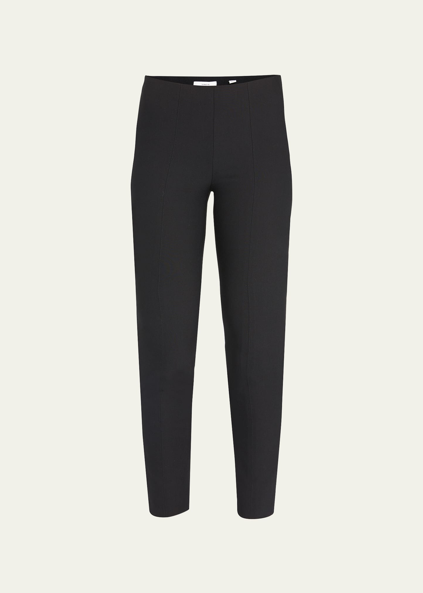 Vince Stitch-front Seam Leggings In Black