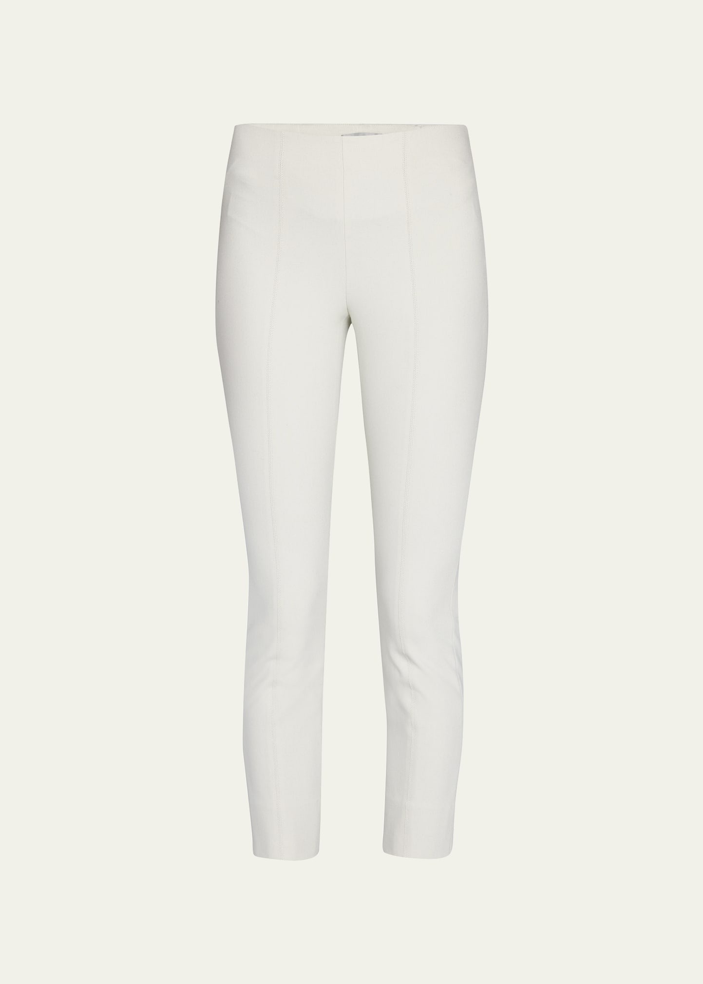 Vince Stitch-front Seam Leggings In Coastal Blue