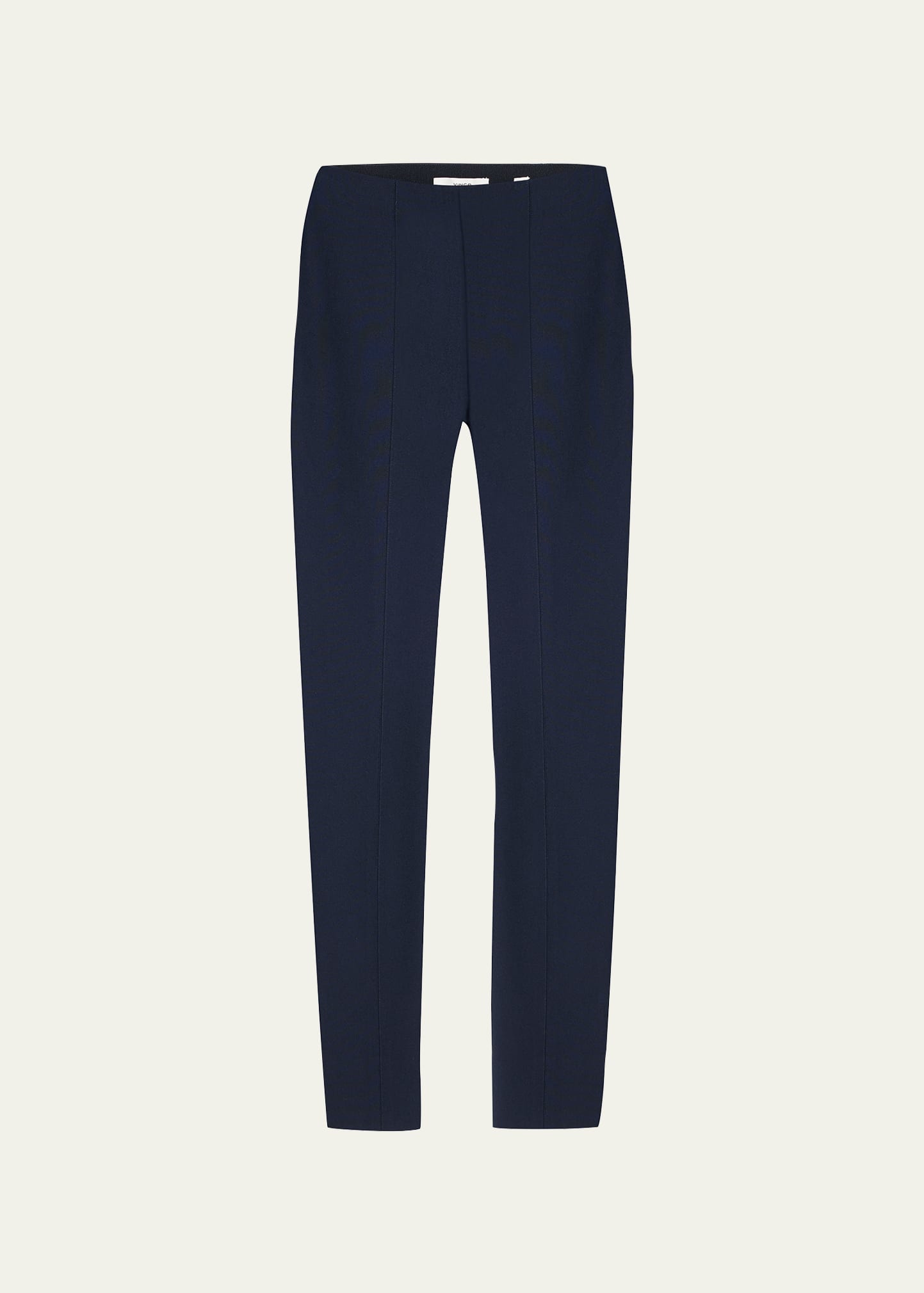 Vince Stitch-front Seam Leggings In Coastal Blue