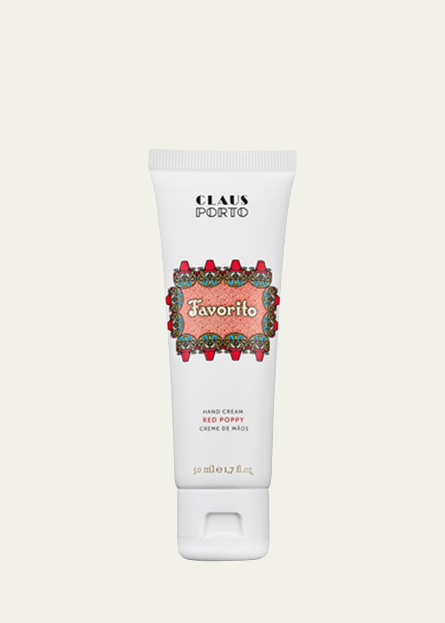 Claus Porto Favorito - Red Poppy Hand Cream, 50 mL