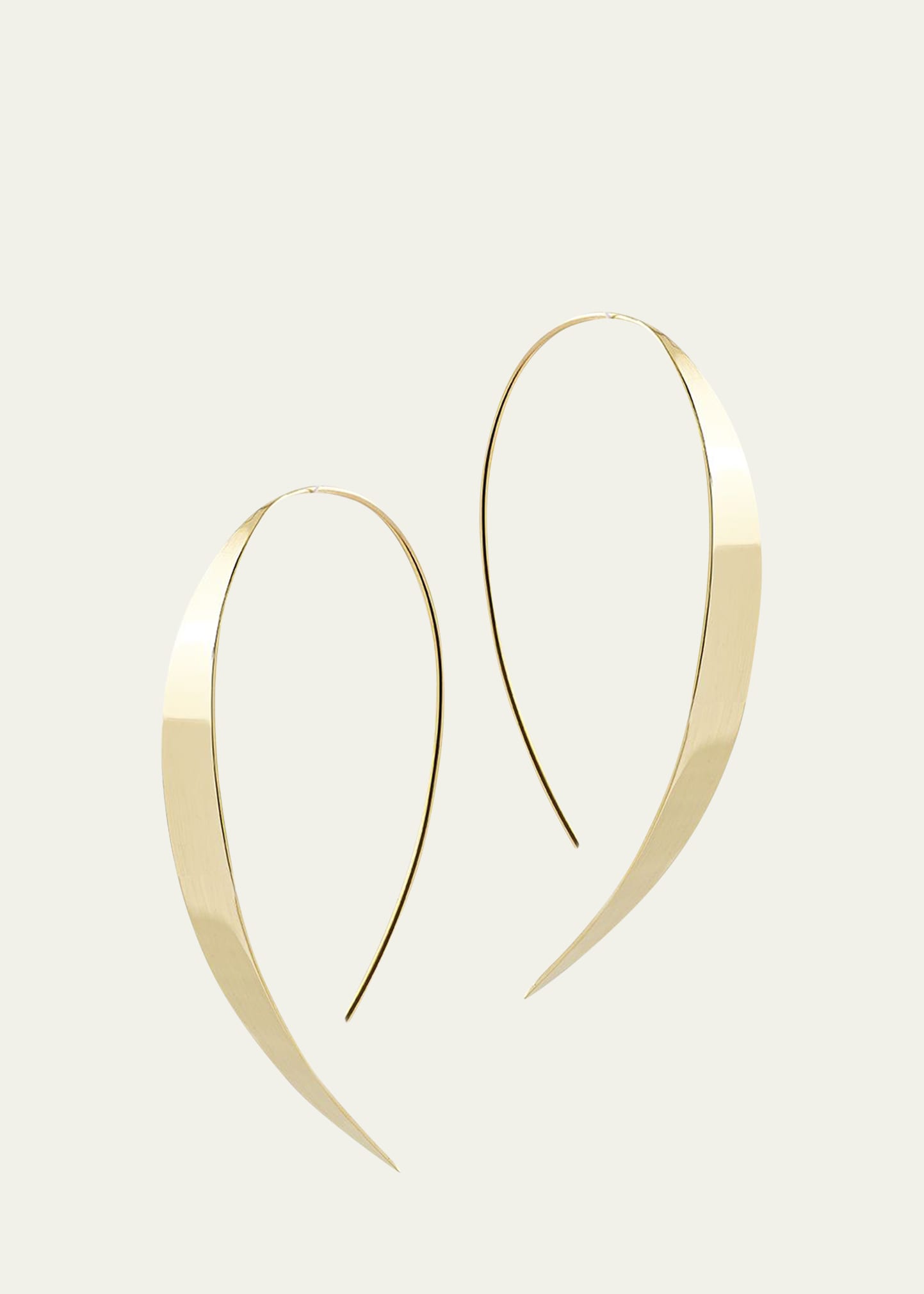LANA Bond Small Vanity Hooked on Hoop Earrings in 14K Gold