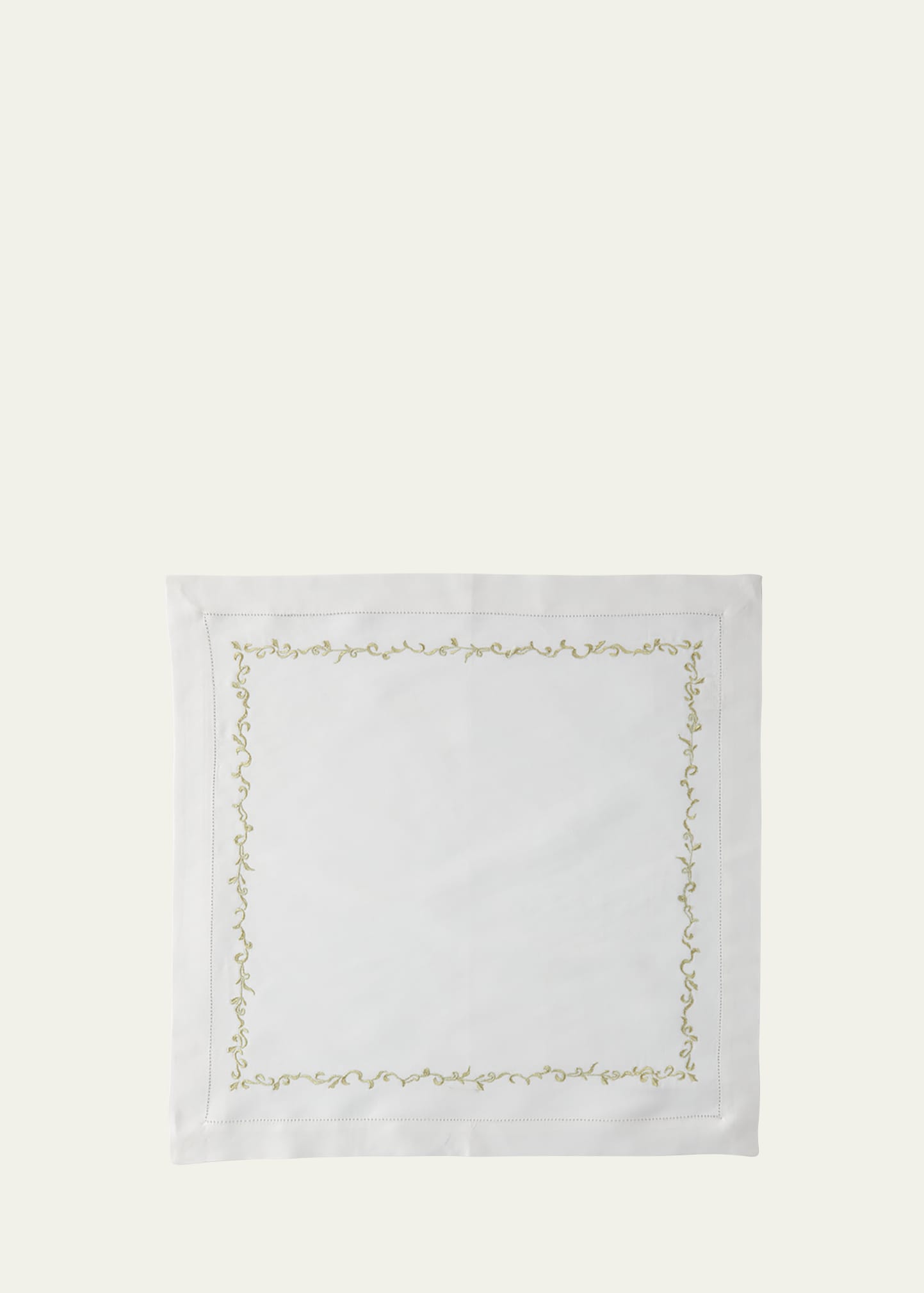 Gold Wave Embroidered Napkin