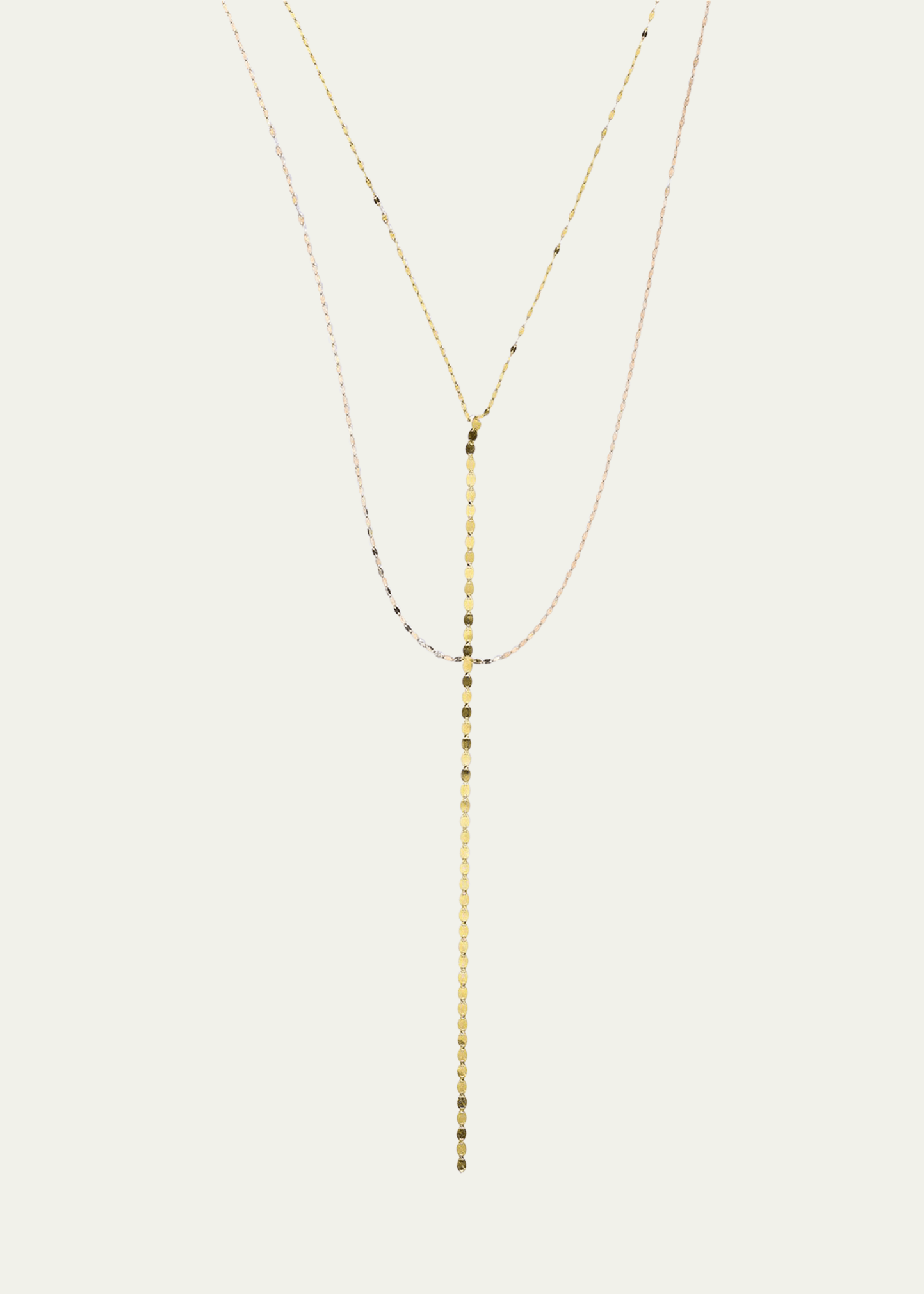 Nude Blake Chain Drop Necklace