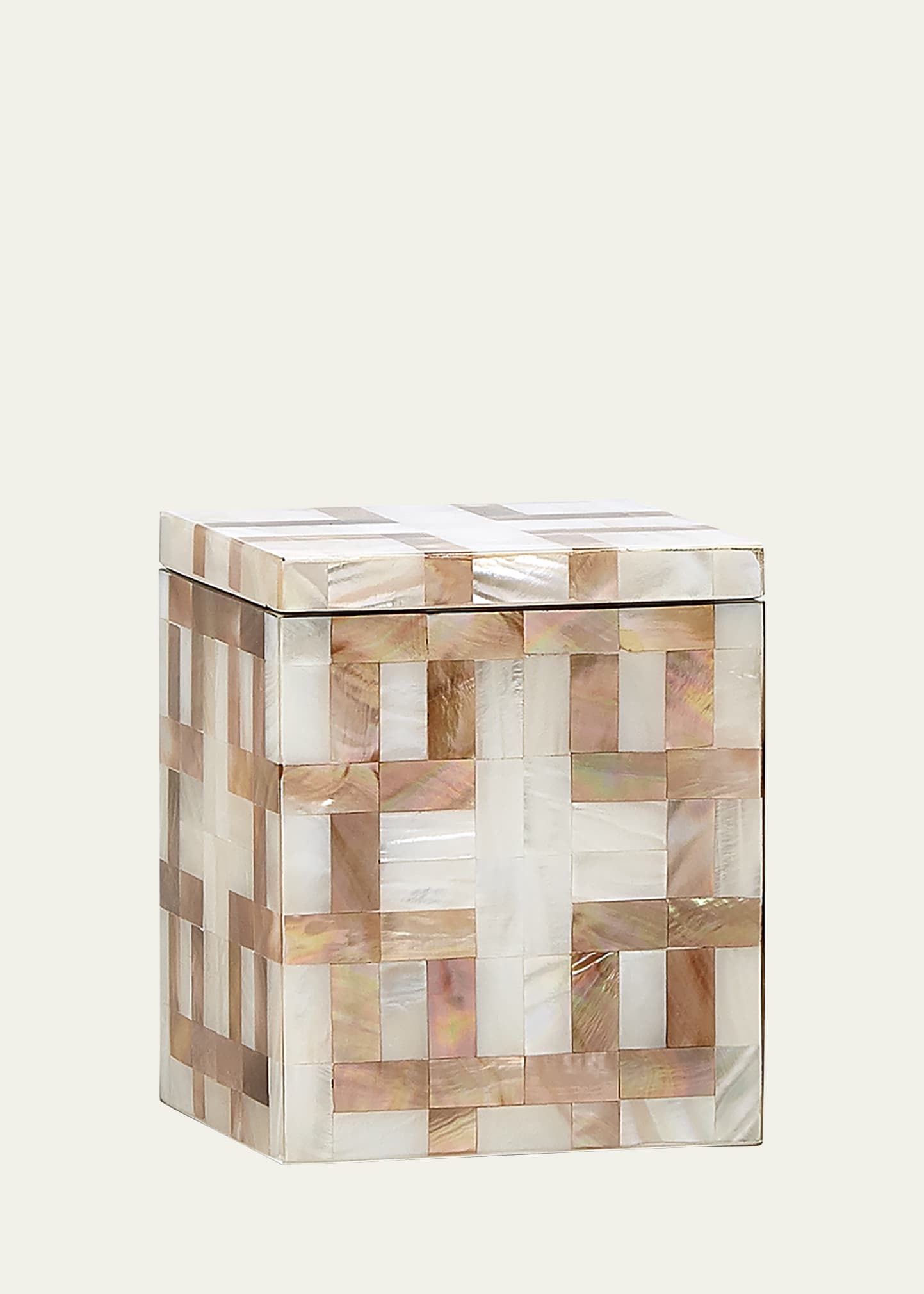 Labrazel Parquet Bath Canister In Multi Pattern