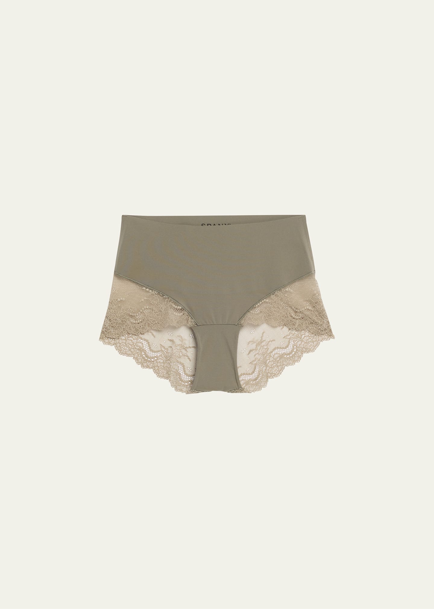 Spanx Undie-tectable Lace Hipster In Dusty Olive