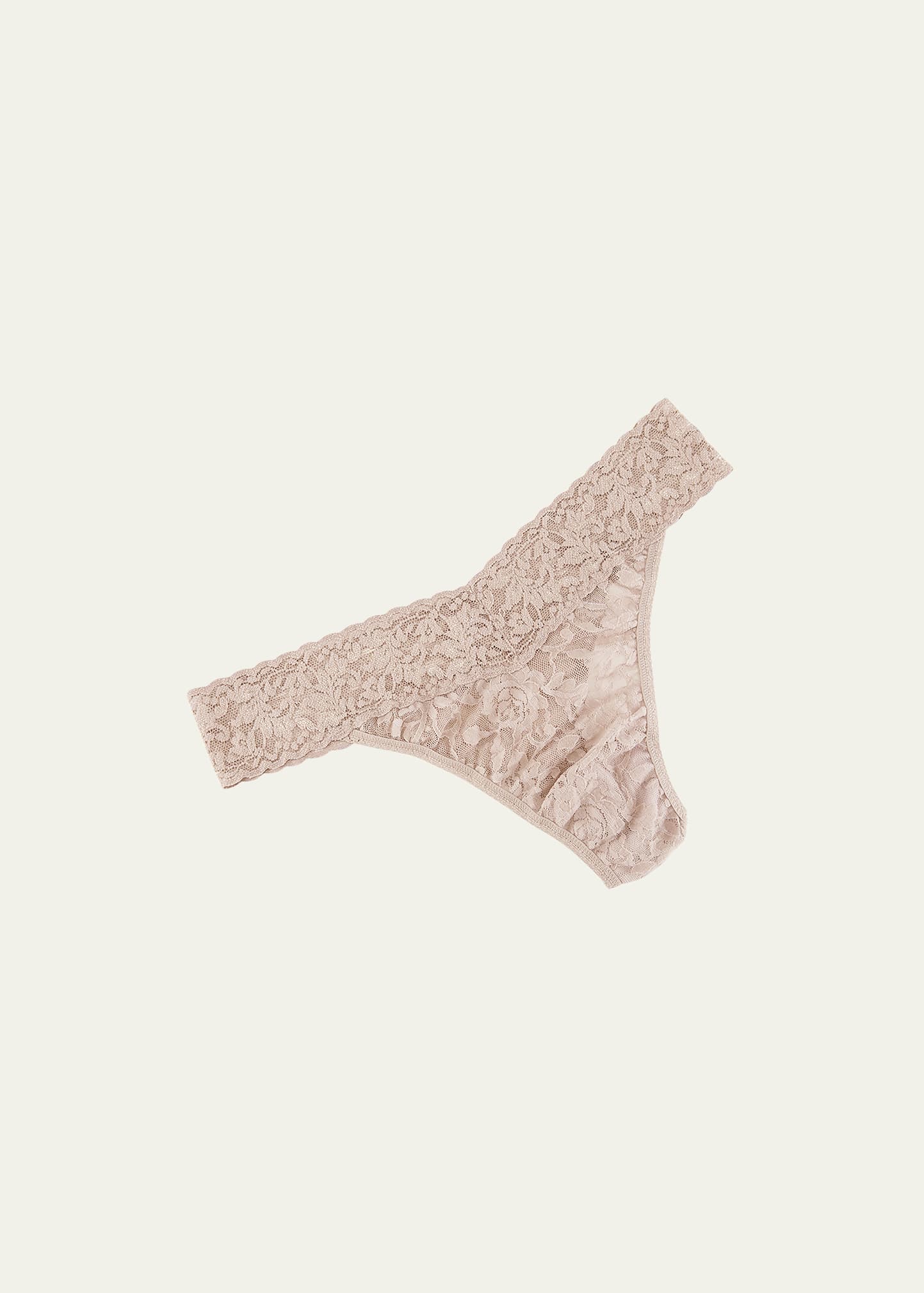 Hanky Panky Signature Lace Original-rise Rolled Thong In Partly Cloudy