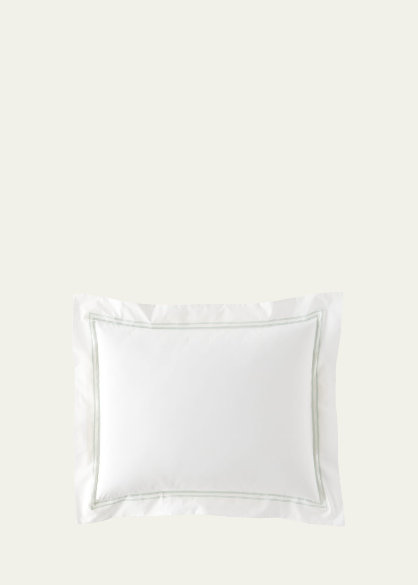 Sferra Standard Resort Sham In White/mist