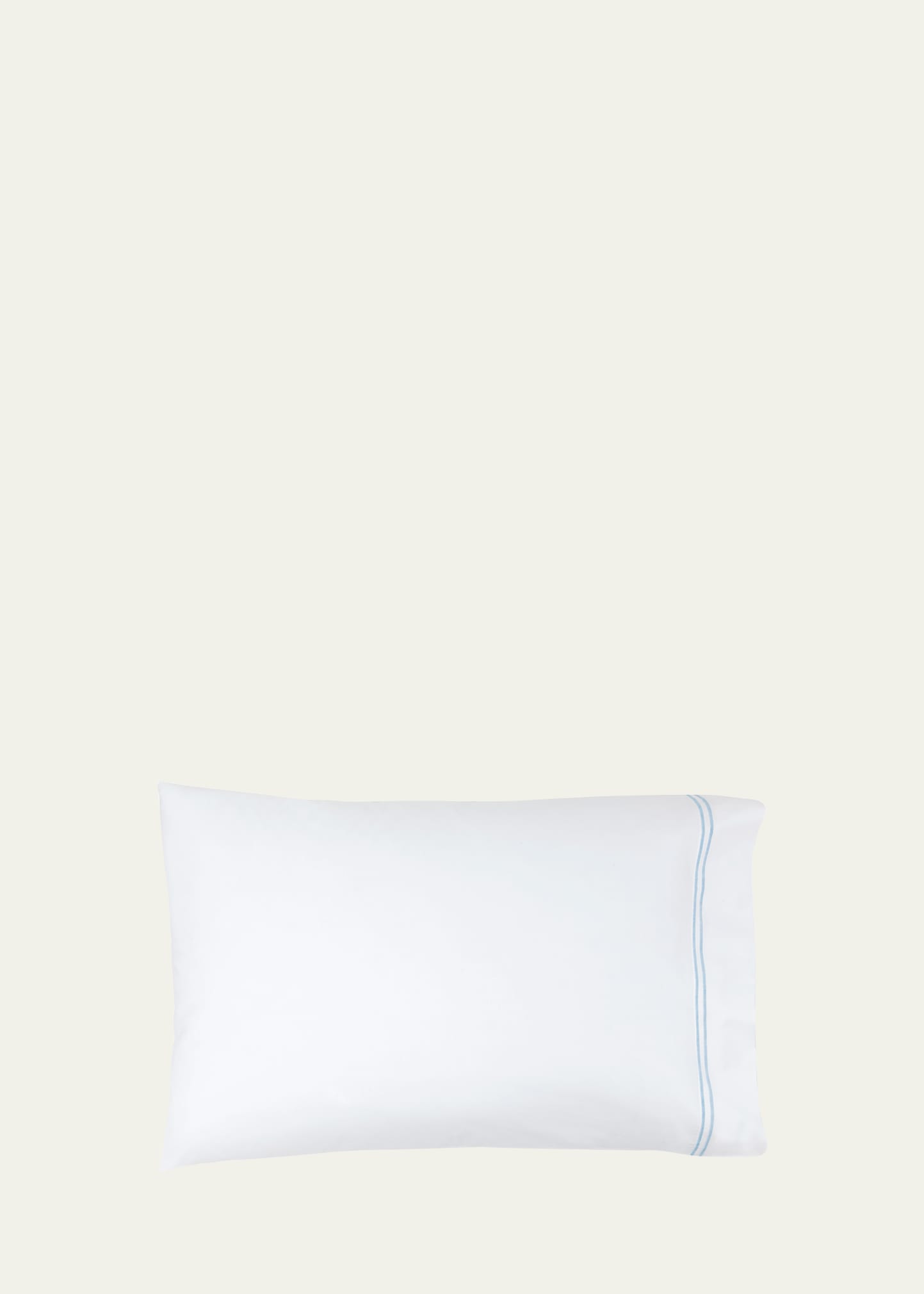 Shop Sferra Grande Hotel King Pillowcase Set In White/blue