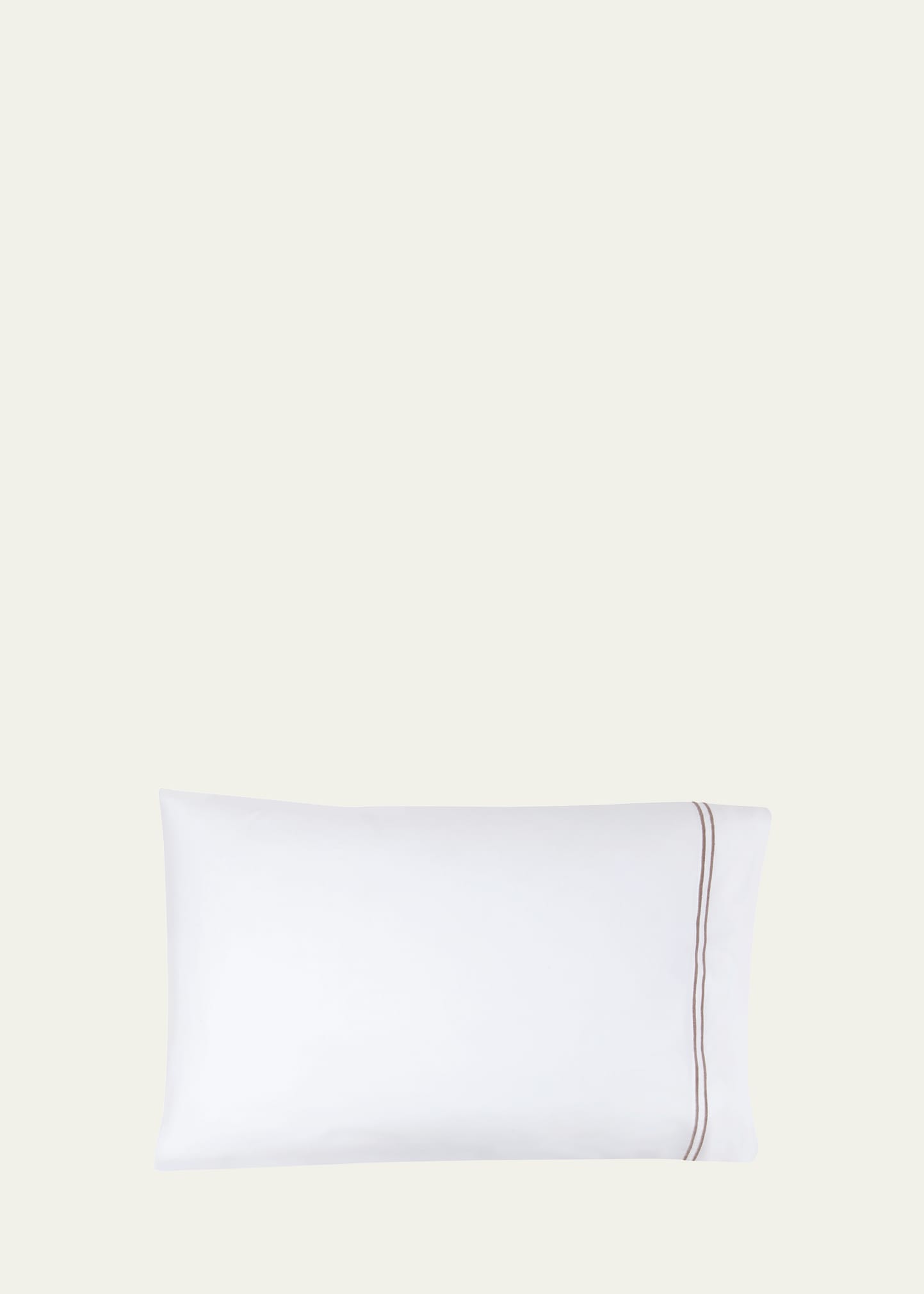 Shop Sferra Grande Hotel King Pillowcase Set In White/grey