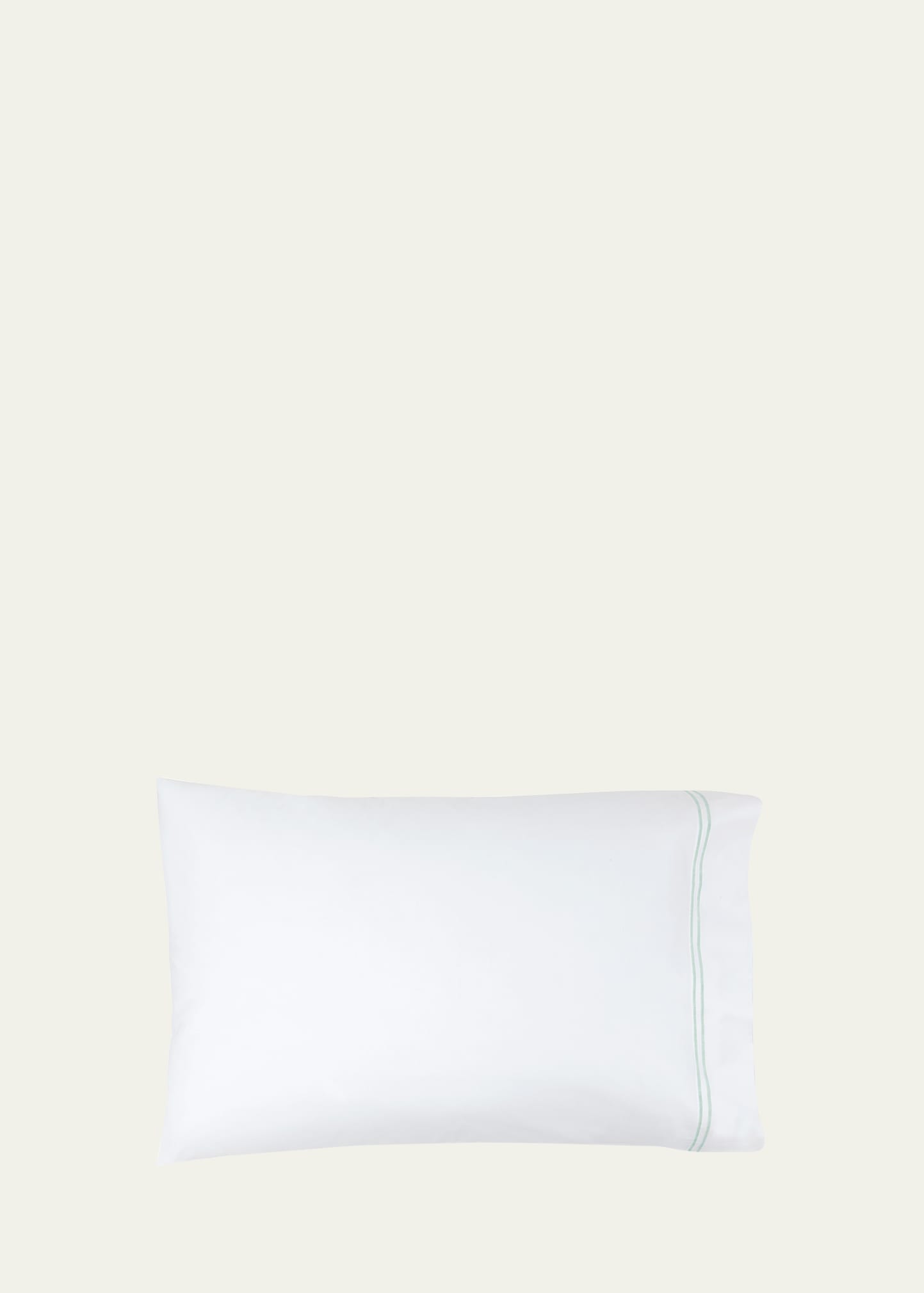 Shop Sferra Grande Hotel King Pillowcase Set In White/mist