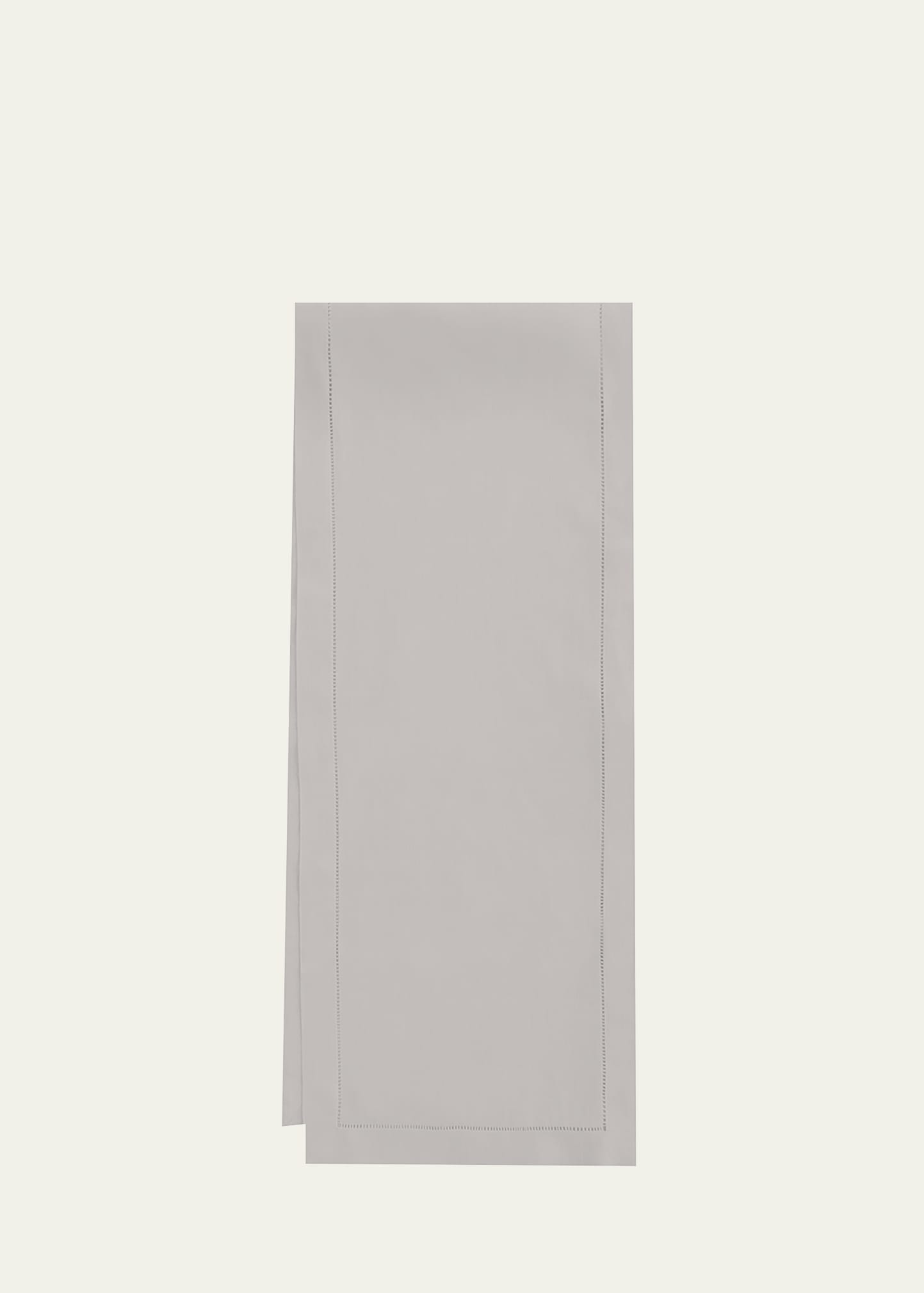 Sferra Festival Table Runner, 15" X 90" In Grey