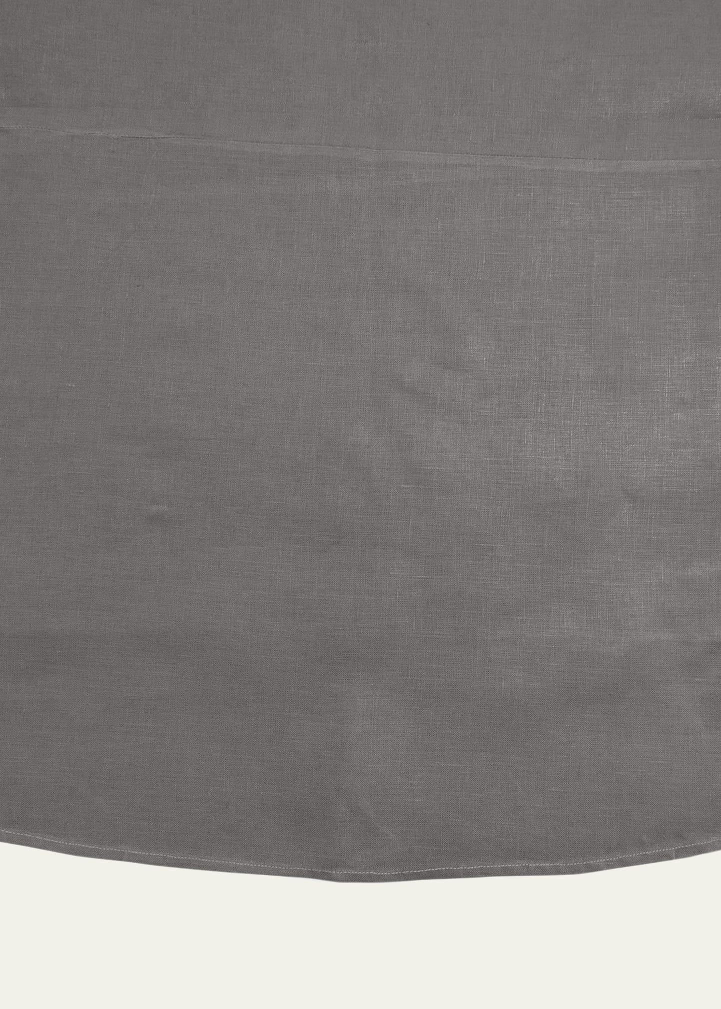 Hemstitch Round Tablecloth, 90"Dia.