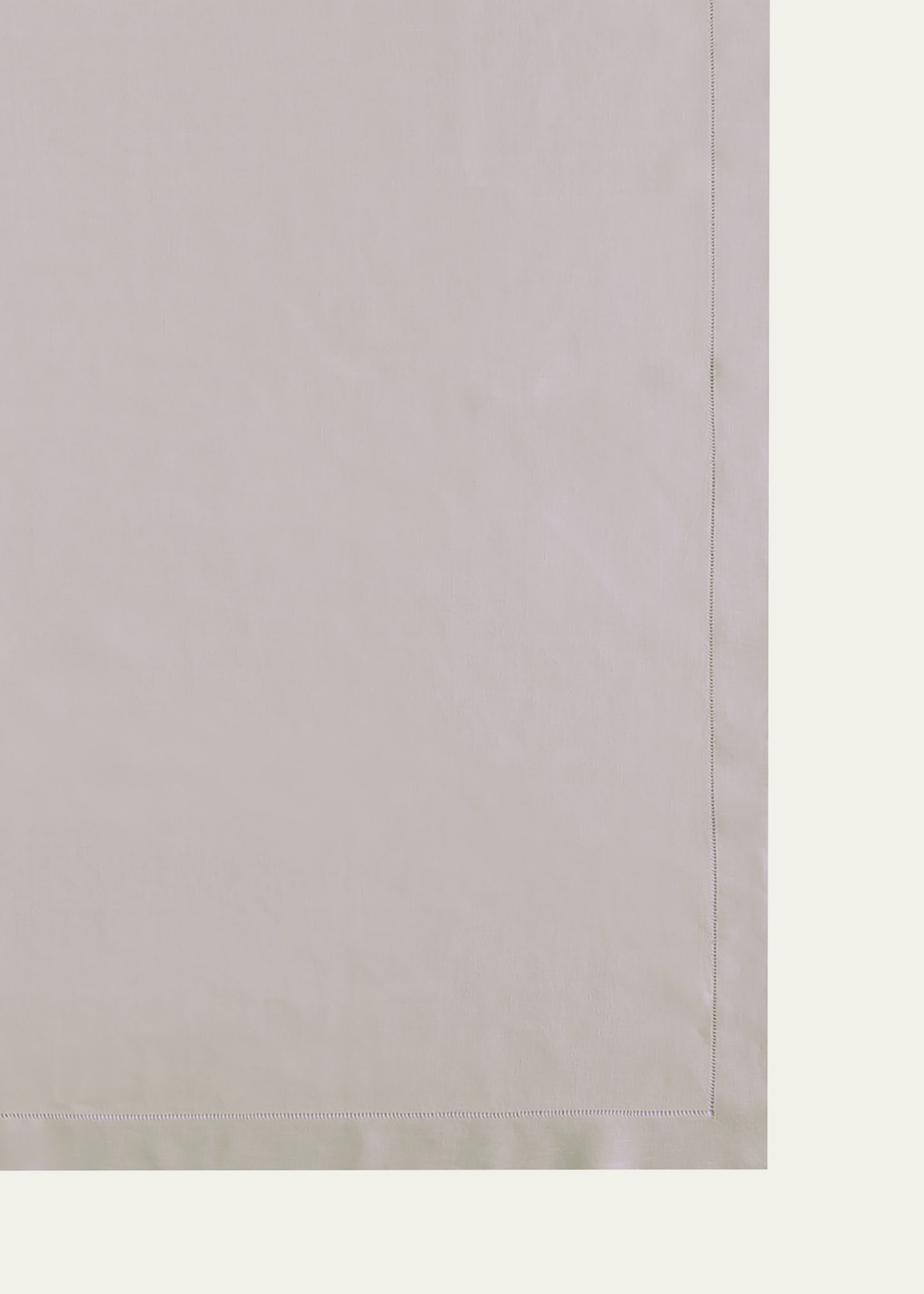 Sferra Hemstitch Tablecloth, 66" X 106" In Gray