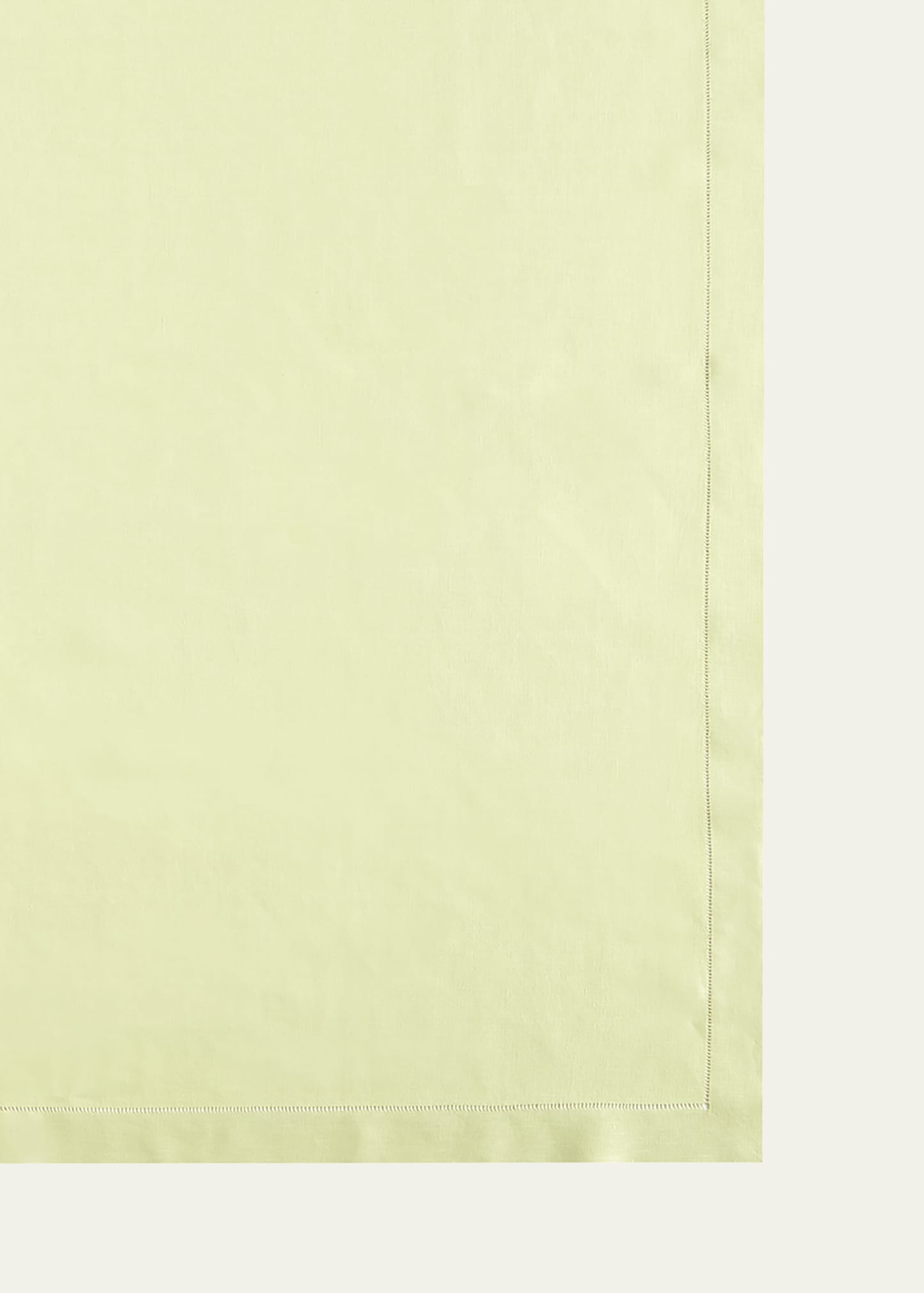 Sferra Hemstitch Tablecloth, 66" X 106" In Yellow