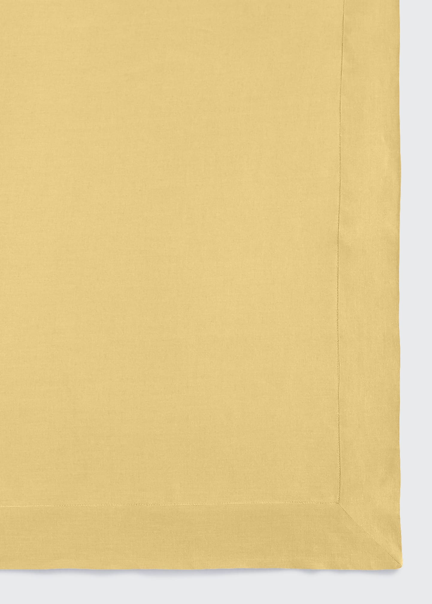 Sferra Hemstitch Tablecloth, 66" X 106" In Yellow