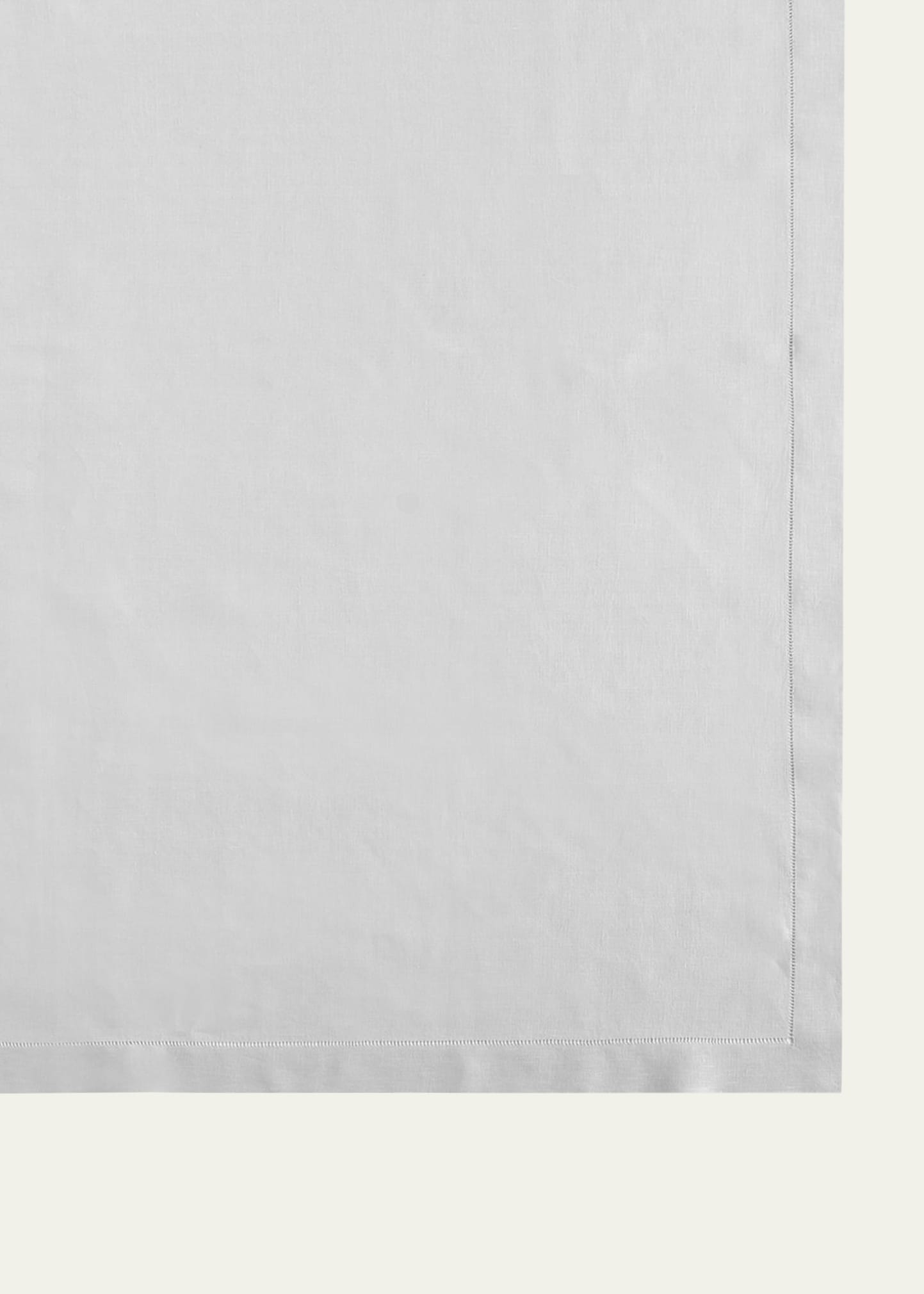 Sferra Hemstitch Tablecloth, 66" X 140" In White