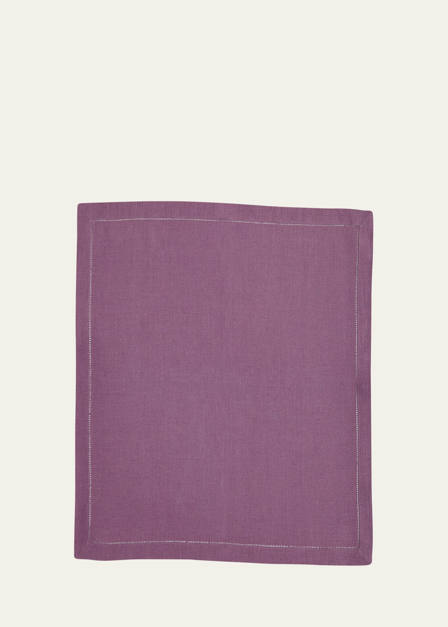 Sferra Hemstitch Dinner Napkins, Set Of 4 In Purple