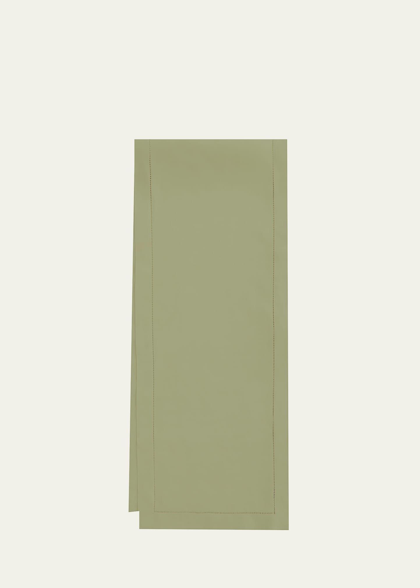 Sferra Festival Table Runner, 15" X 108" In Sage