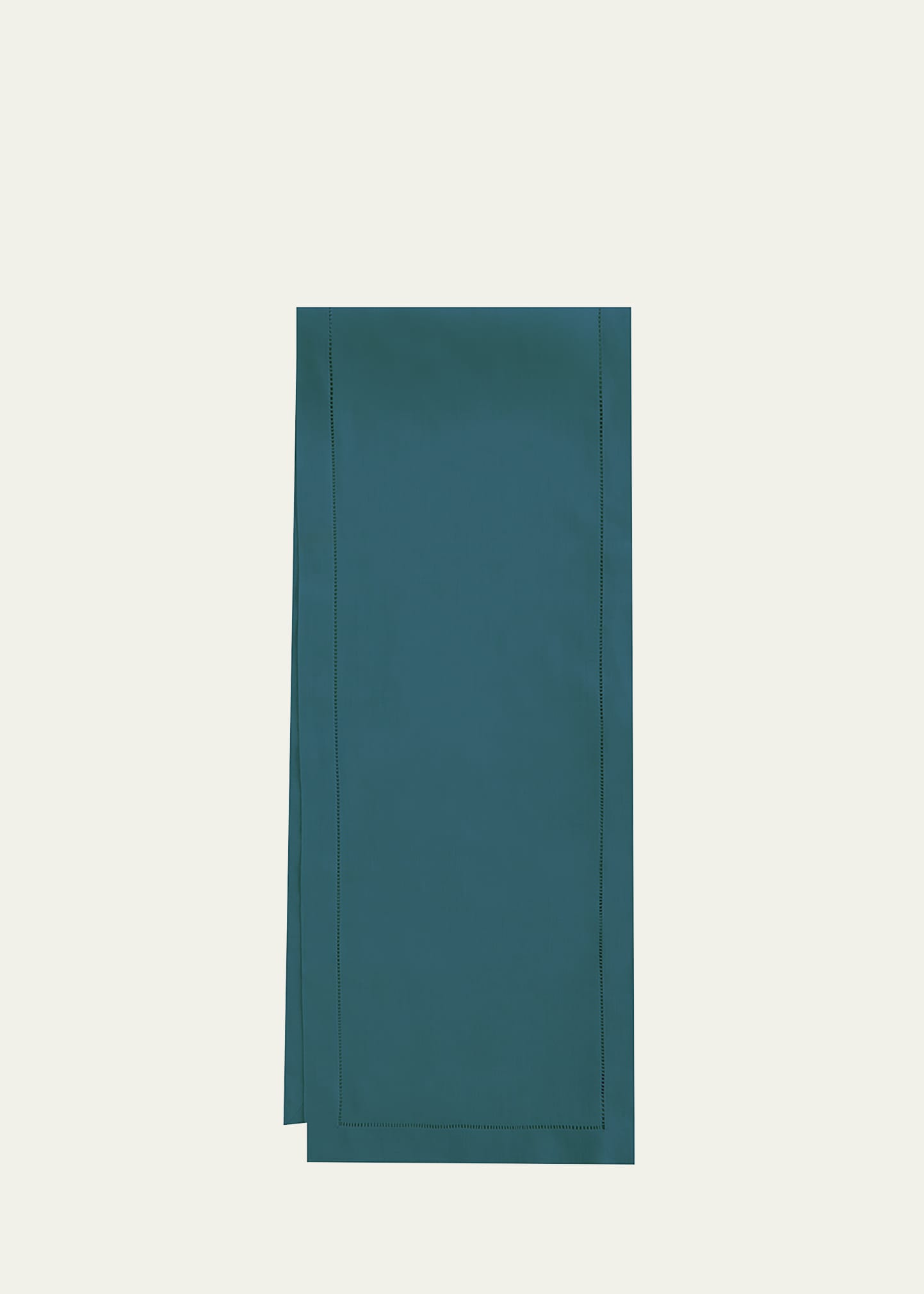 Sferra Festival Table Runner, 15" X 108" In Peacock
