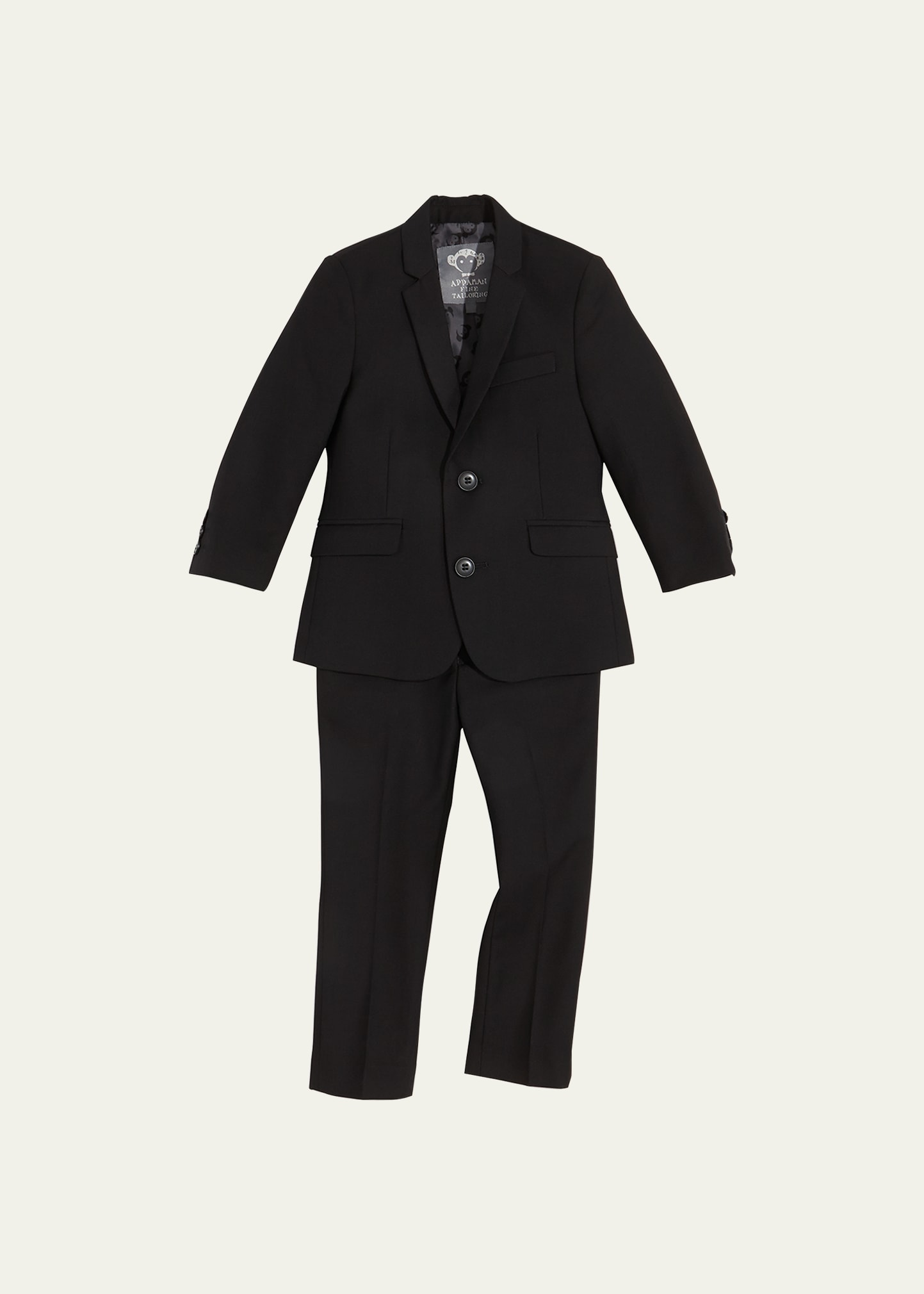 Appaman Boys' Two-Piece Mod Suit, Black, 2T-14