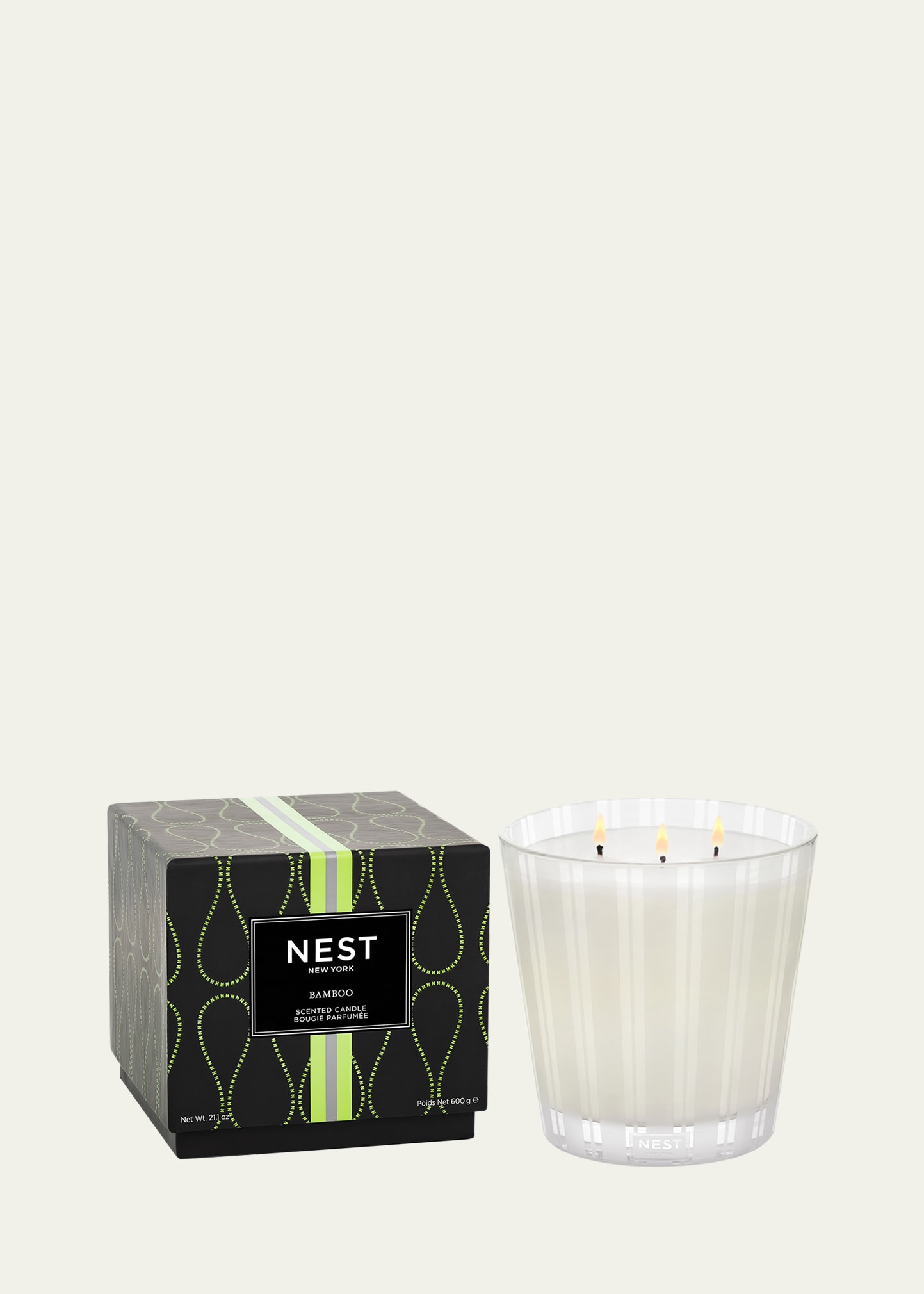 Nest New York Bamboo 3-wick Candle, 21.2 Oz.