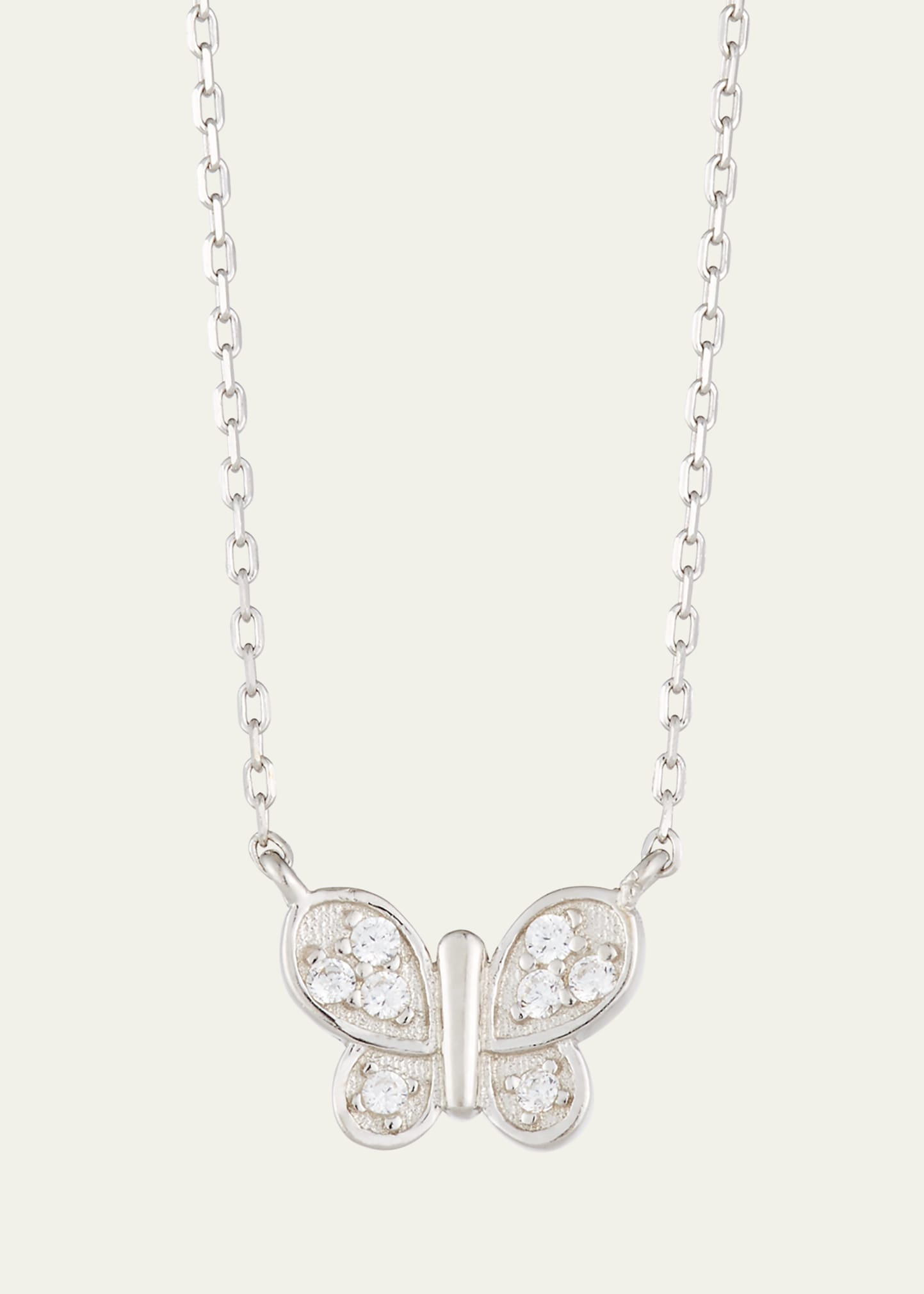 Helena Girls' Sterling Silver Butterfly Necklace