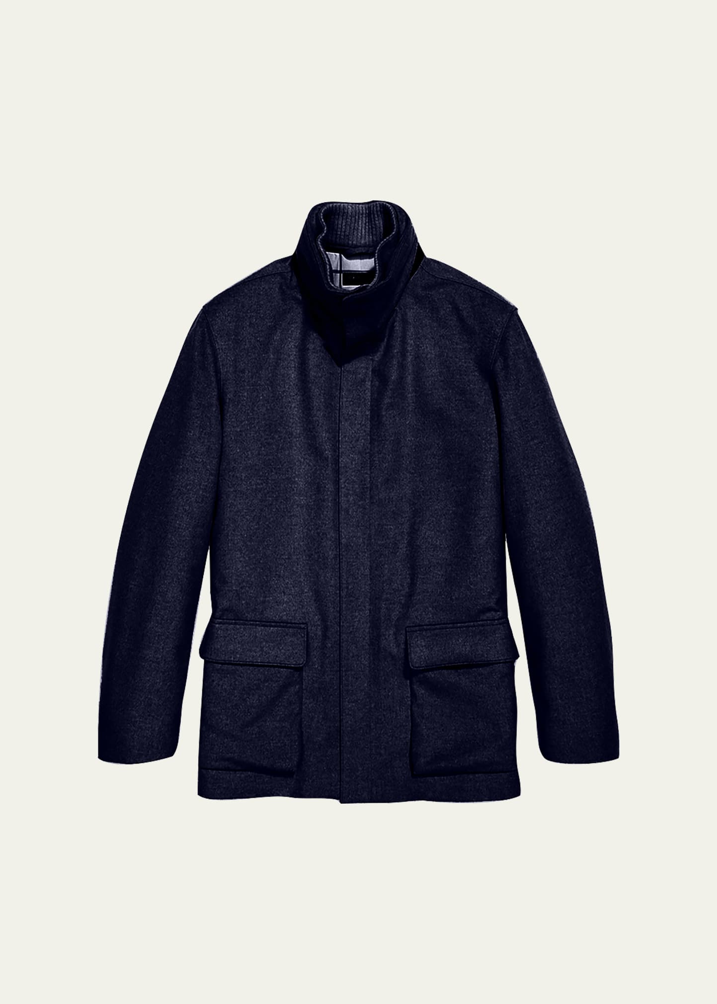 LORO PIANA WINTER VOYAGER CASHMERE STORM SYSTEM COAT