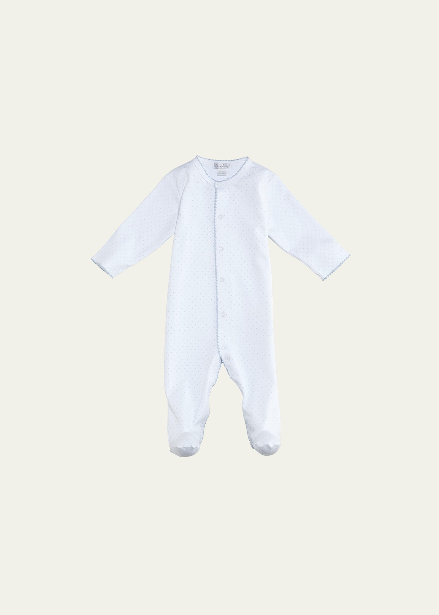 Polka-Dot Footie Playsuit, Size 0-9 Months