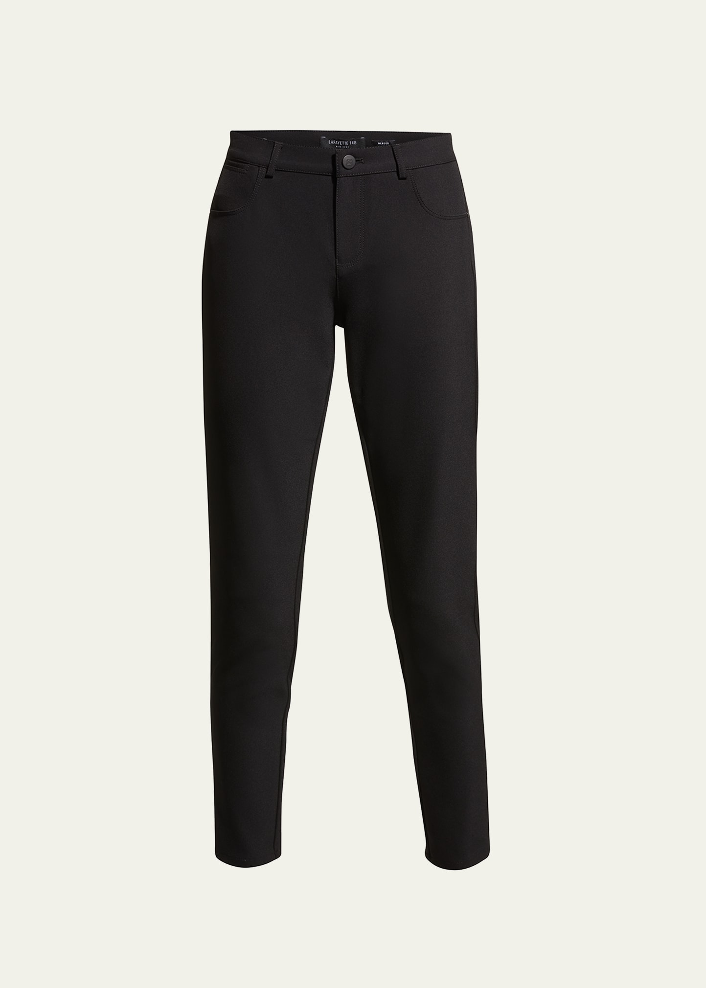 Essex Mid-Rise Cropped Straight-Leg Pants