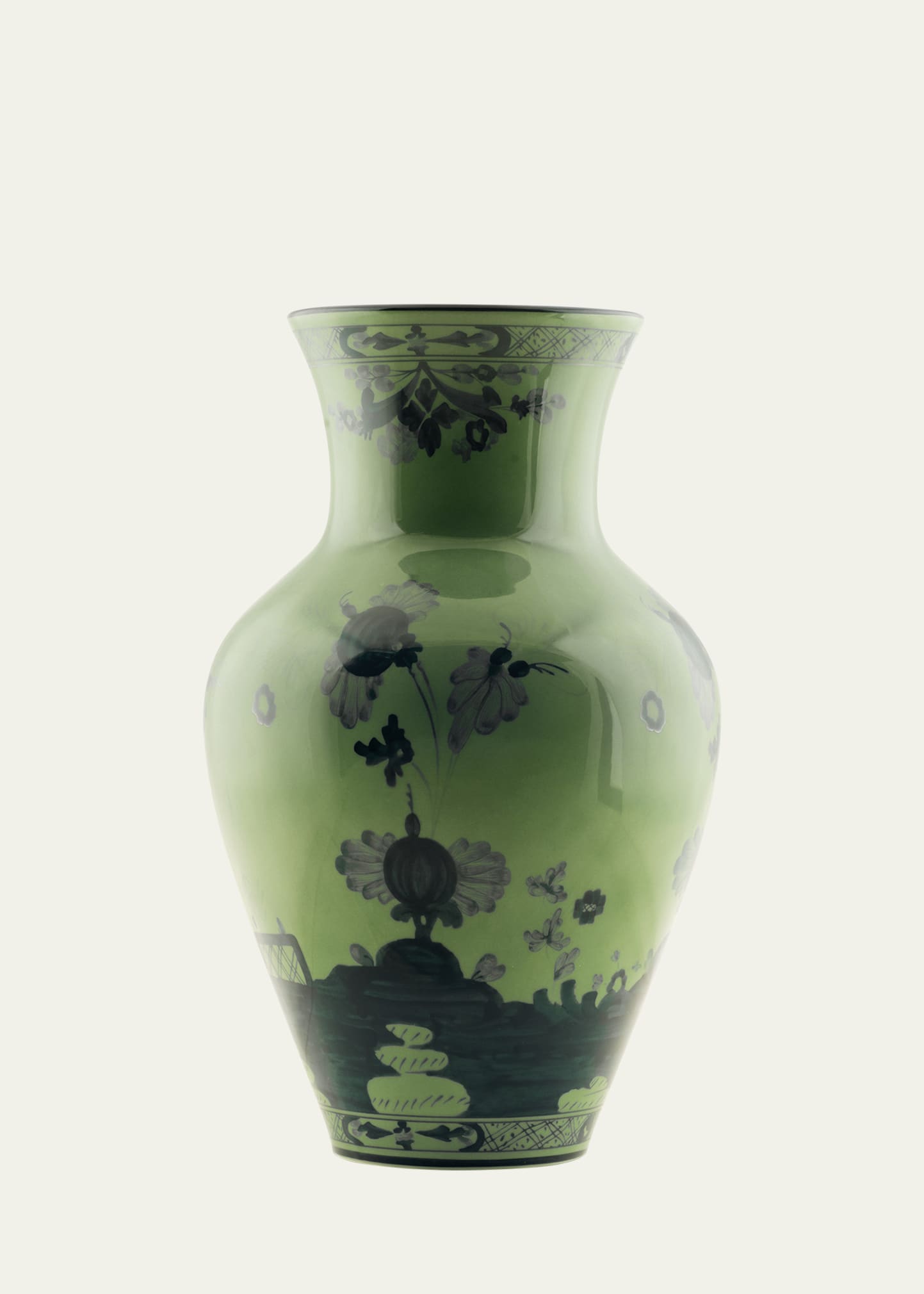 Oriente Italiano Ming Vase, Malachite