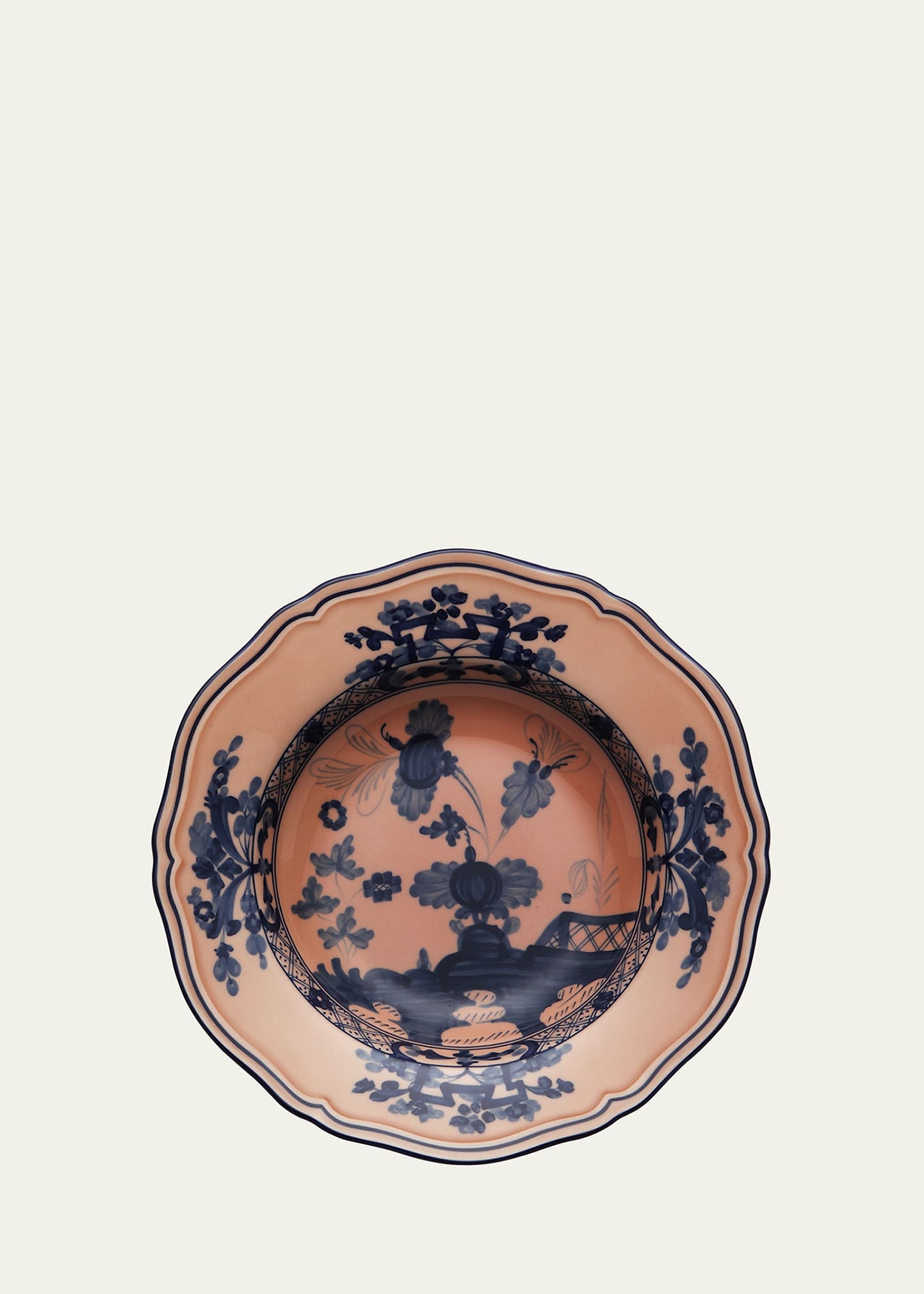 Ginori 1735 Oriente Italiano Cipria Soup Plate In Neutral