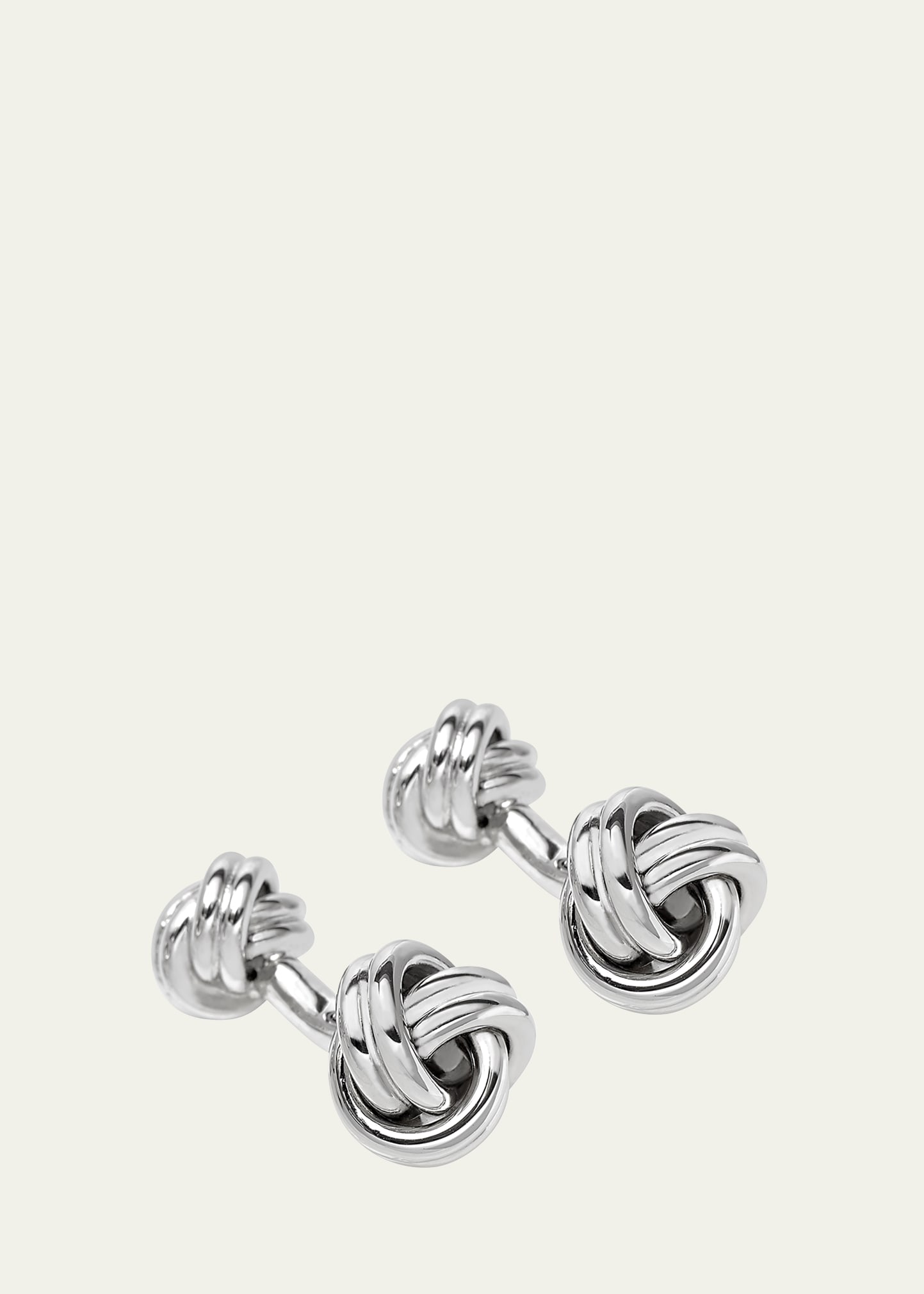 Men's Sterling Silver Knot Cufflinks