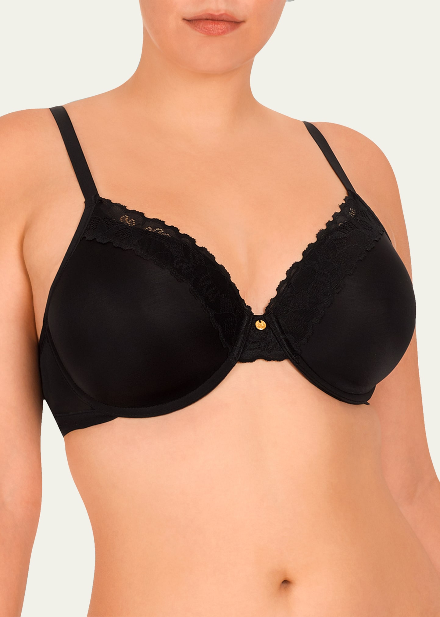 Natori Hidden Glamour Contour Underwire Bra In Black