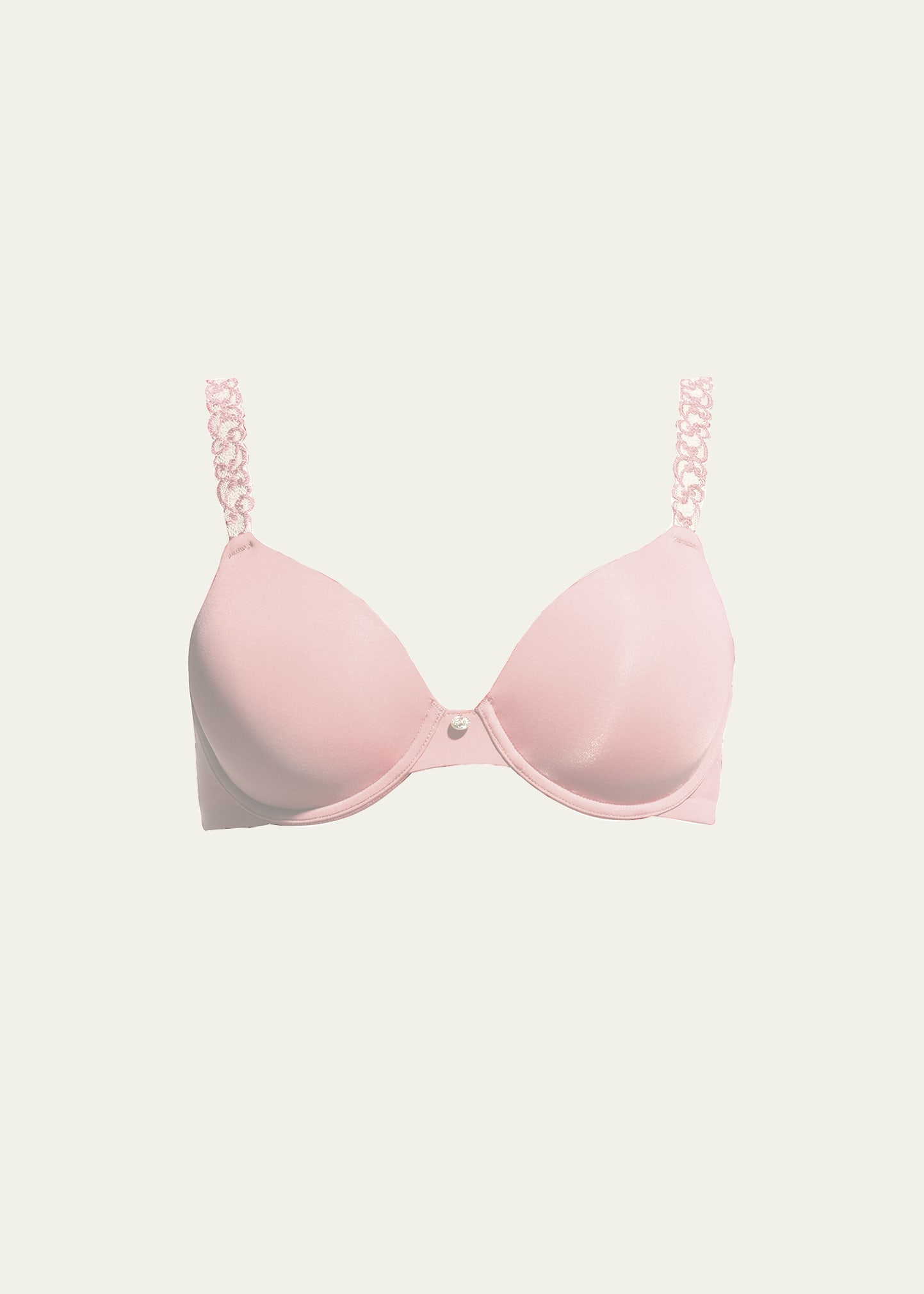 Natori Pure Luxe Contour Underwire Bra In Damask Pink Kyoto