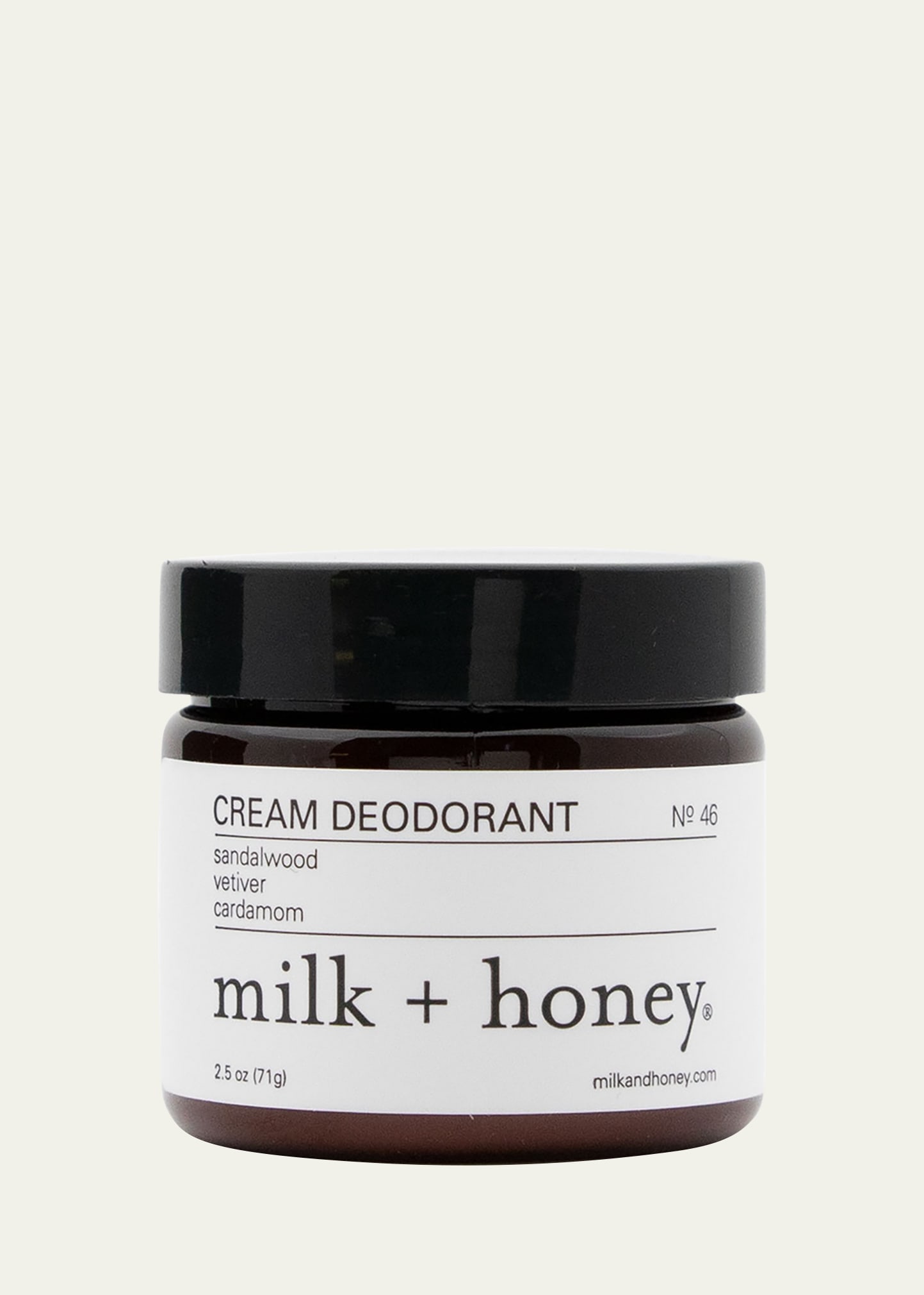 Milk + Honey No. 46 Cream Deodorant, 2.5 Oz.